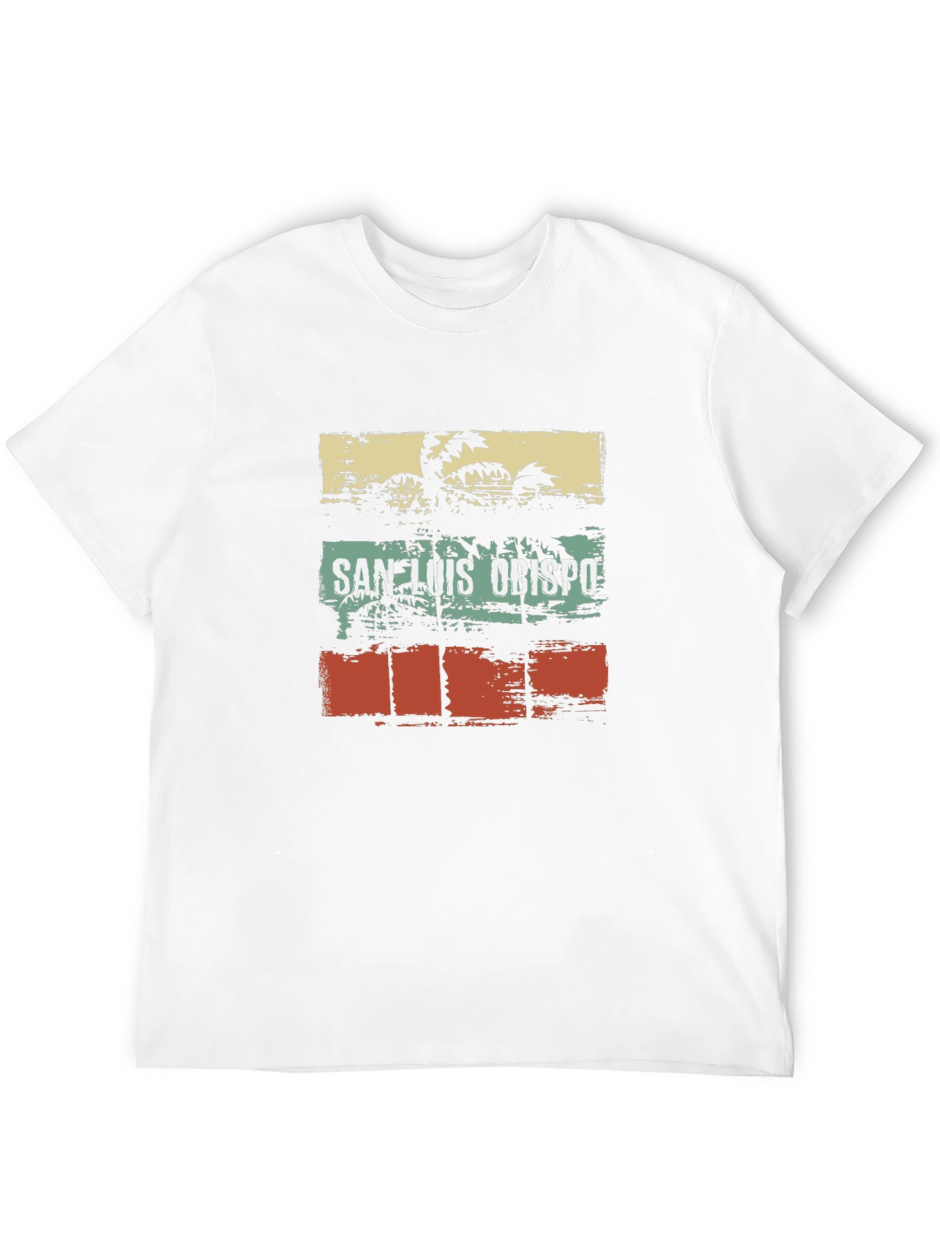 San Luis Obispo Palm Tree Graphic Tee