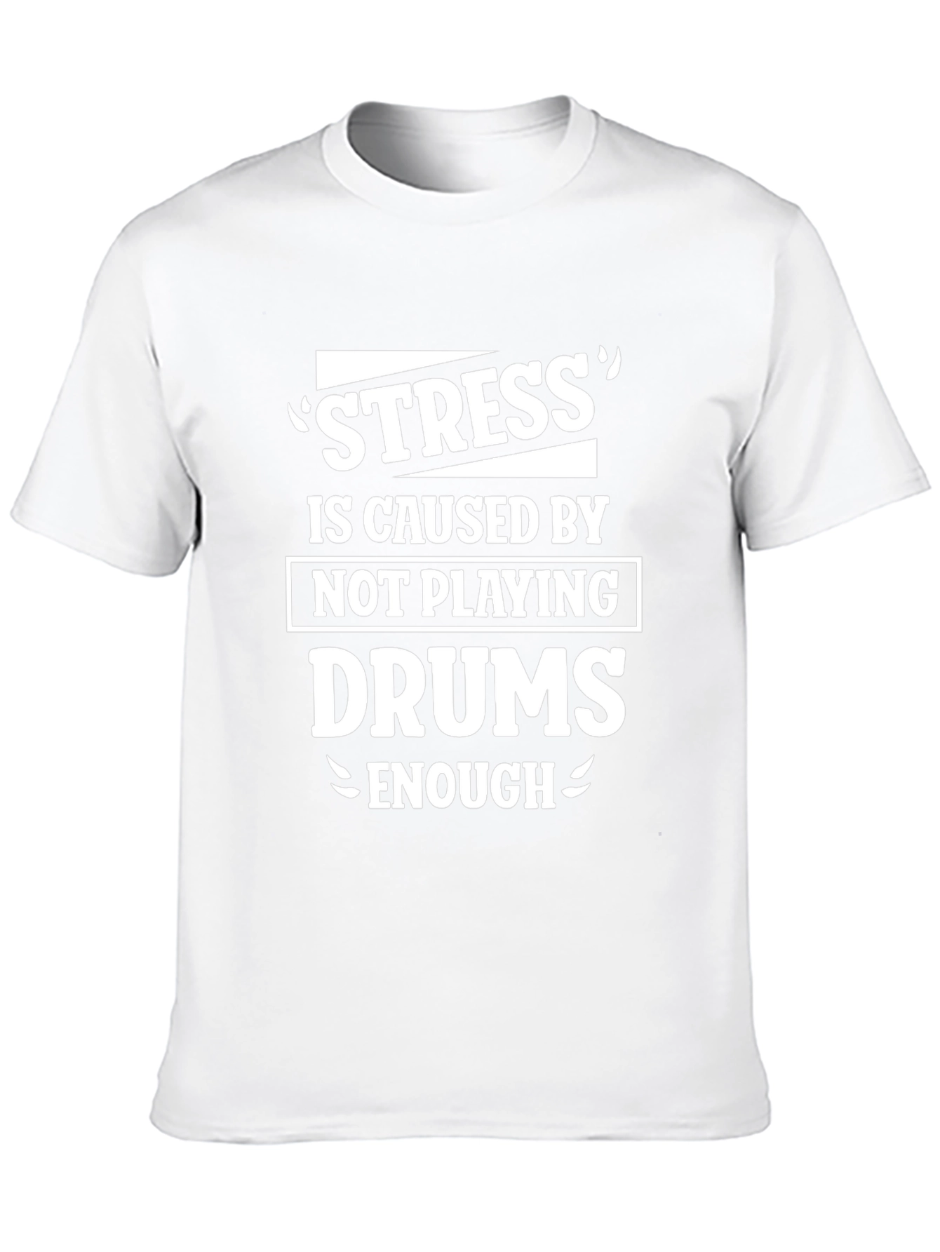 Stress Drums Funny Graphic Tee