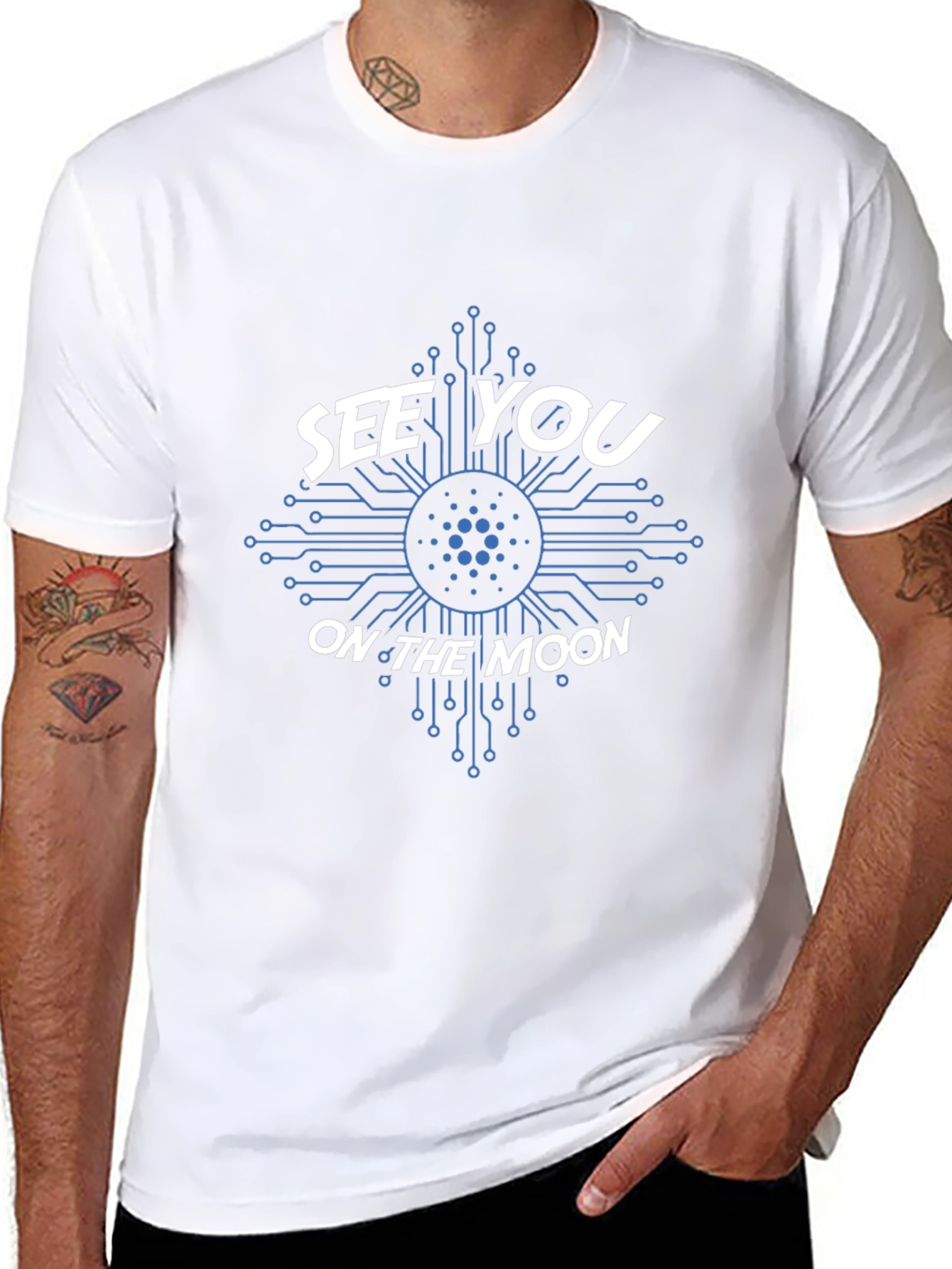 See You on The Moon Cardano Crypto T-Shirt