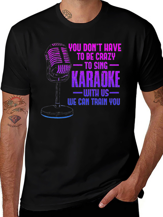 Karaoke Training Black T-Shirt
