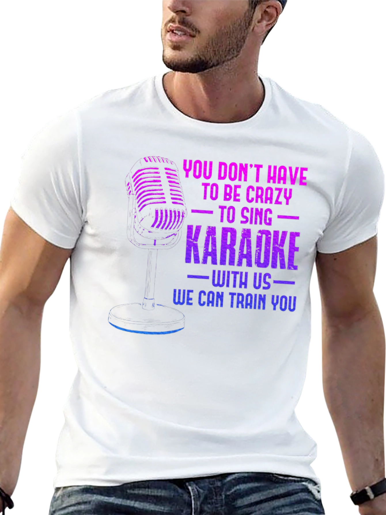 Karaoke Training Black T-Shirt