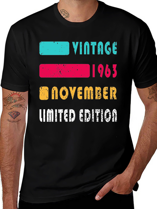 Vintage 1963 November Limited Edition T-Shirt