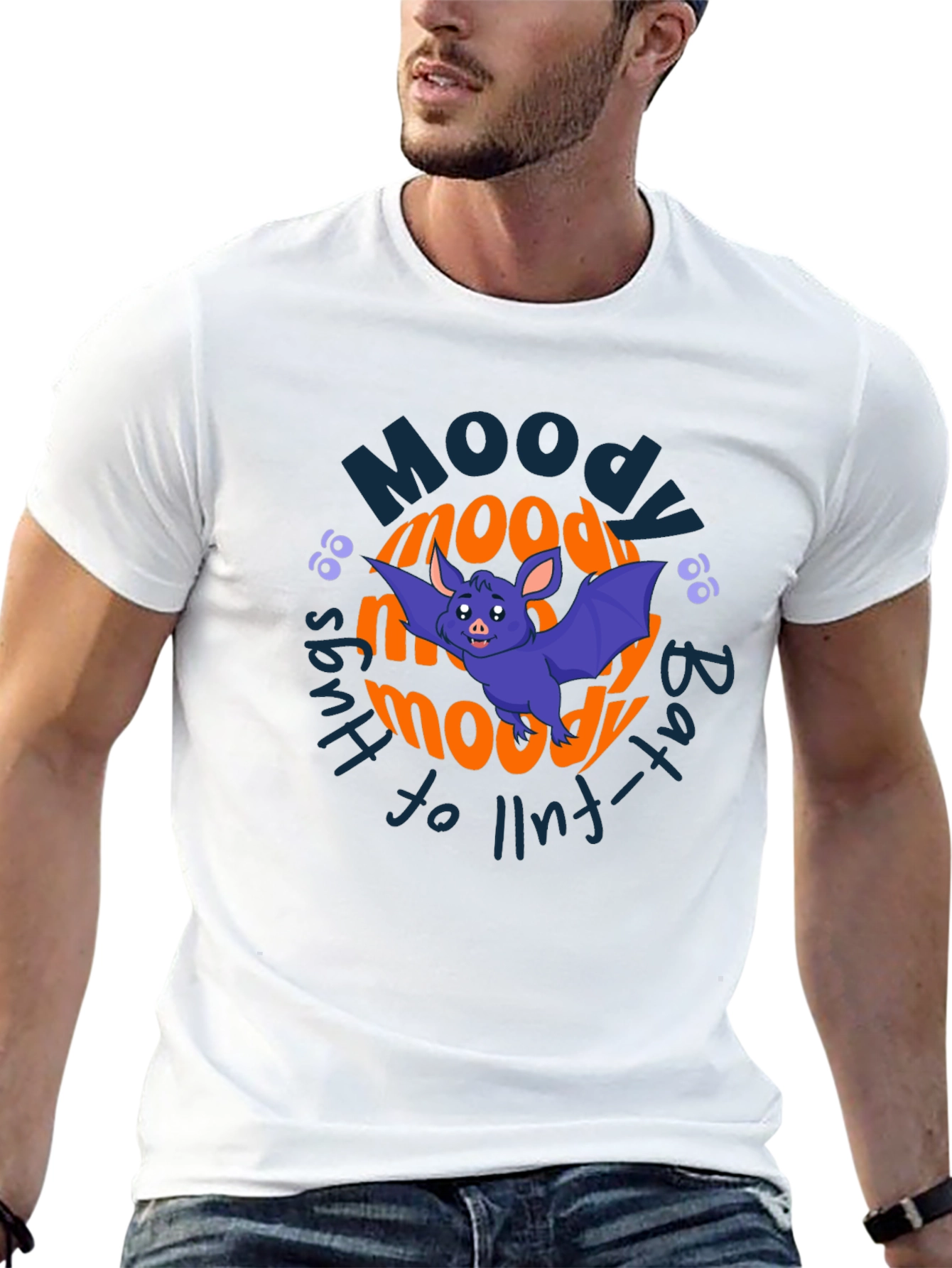 Moody Bat Graphic Tee