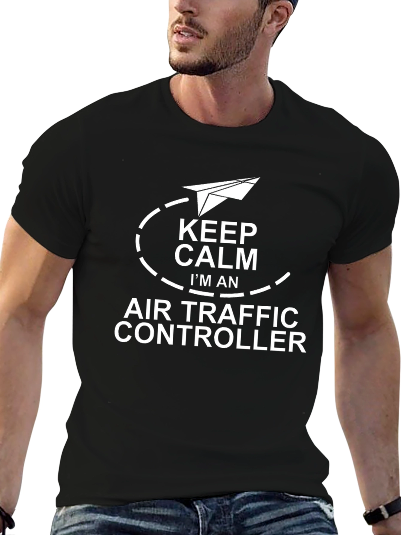 Keep Calm Air Traffic Controller Tee