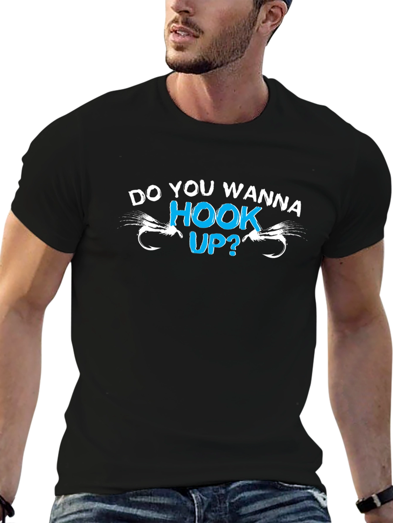 Do You Wanna Hook Up? Fishing T-Shirt