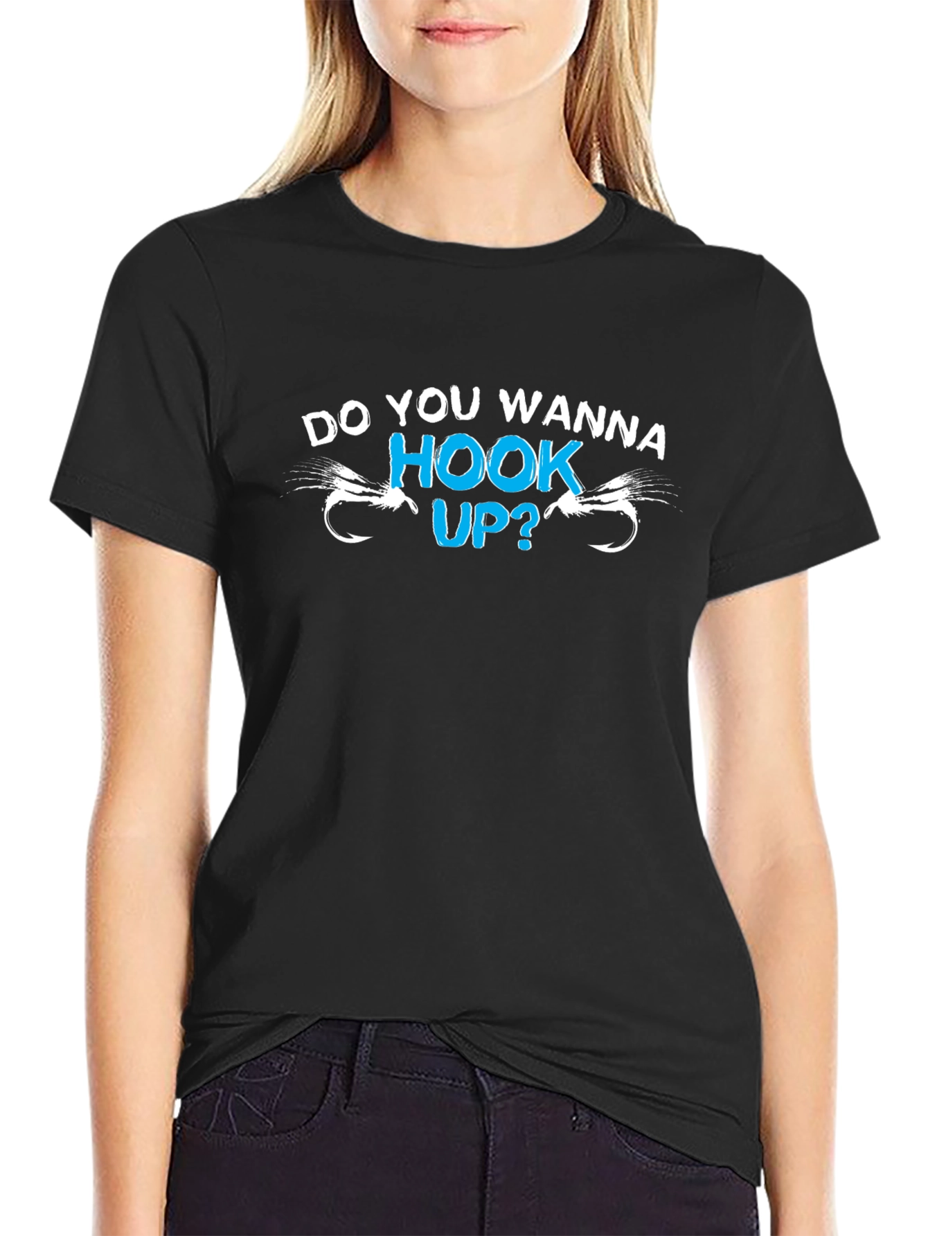 Do You Wanna Hook Up? Fishing T-Shirt