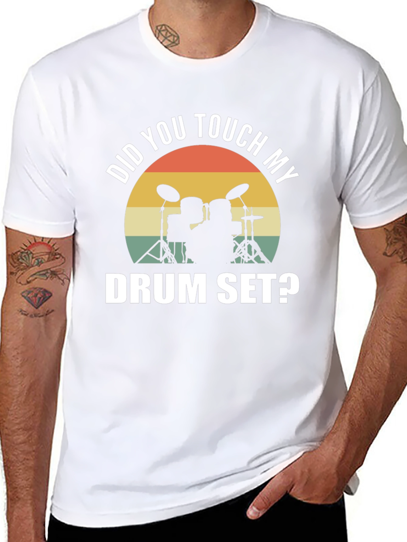 Did You Touch My Drum Set? T-Shirt