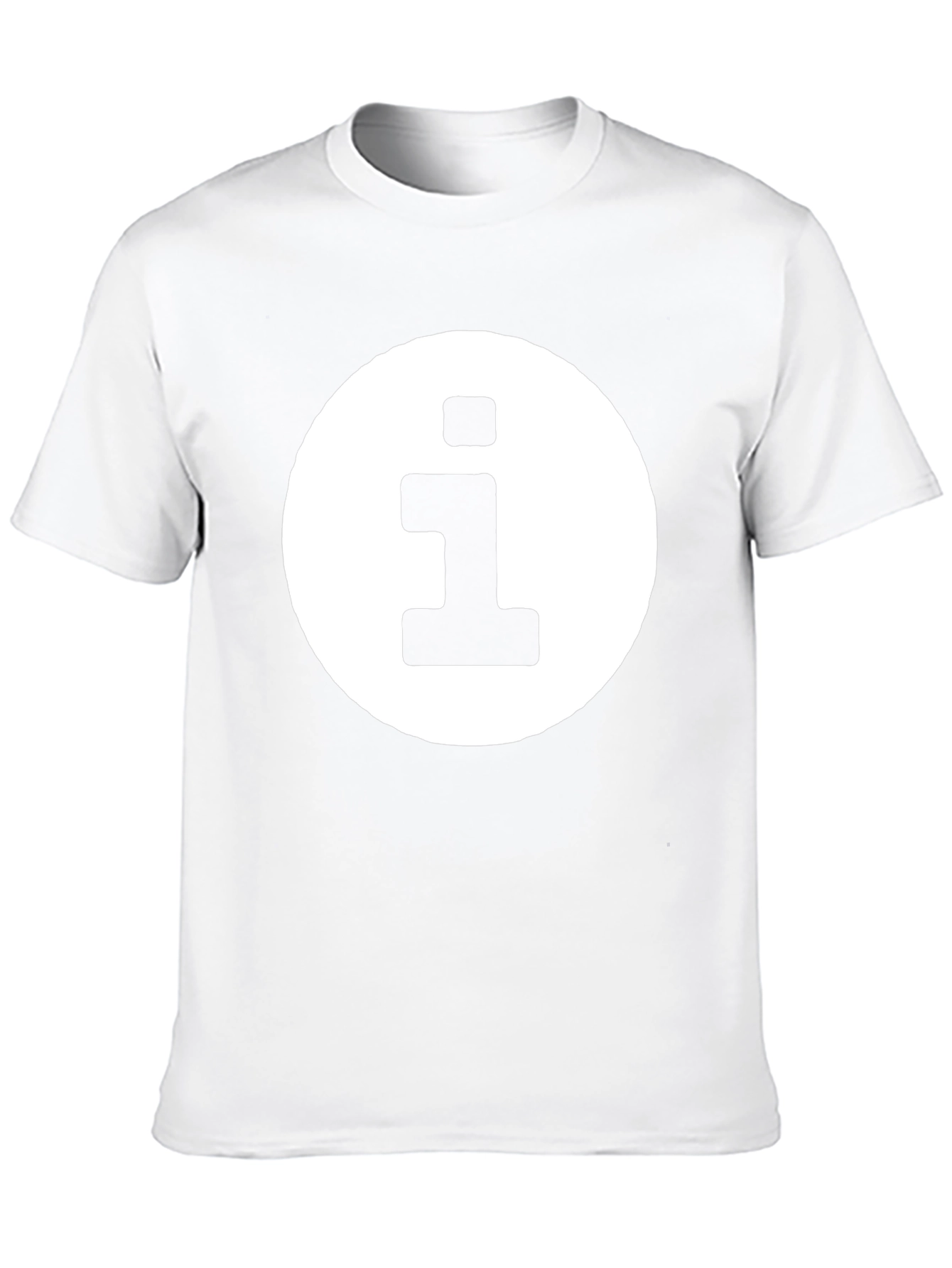 Info Symbol Black T-Shirt