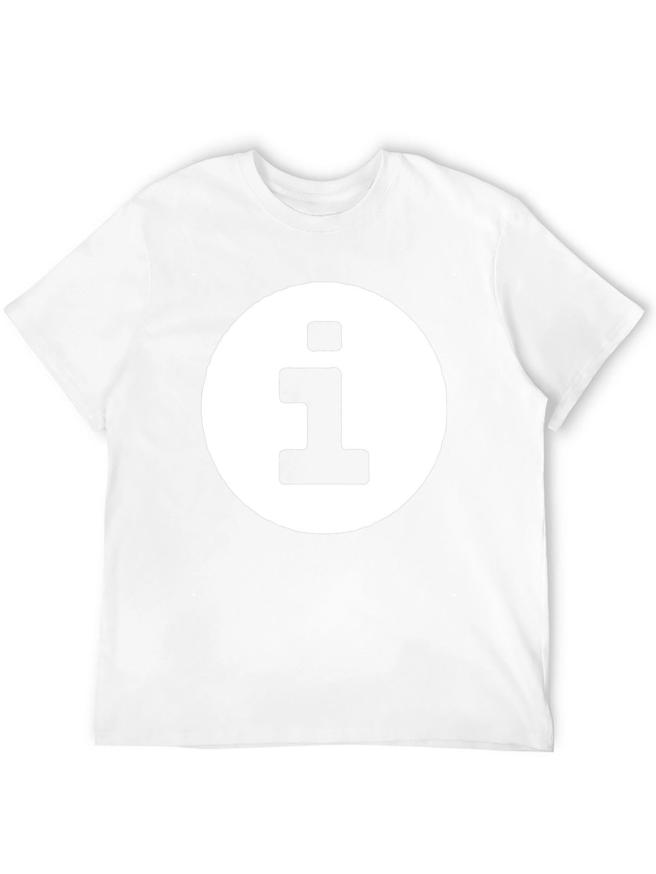 Info Symbol Black T-Shirt