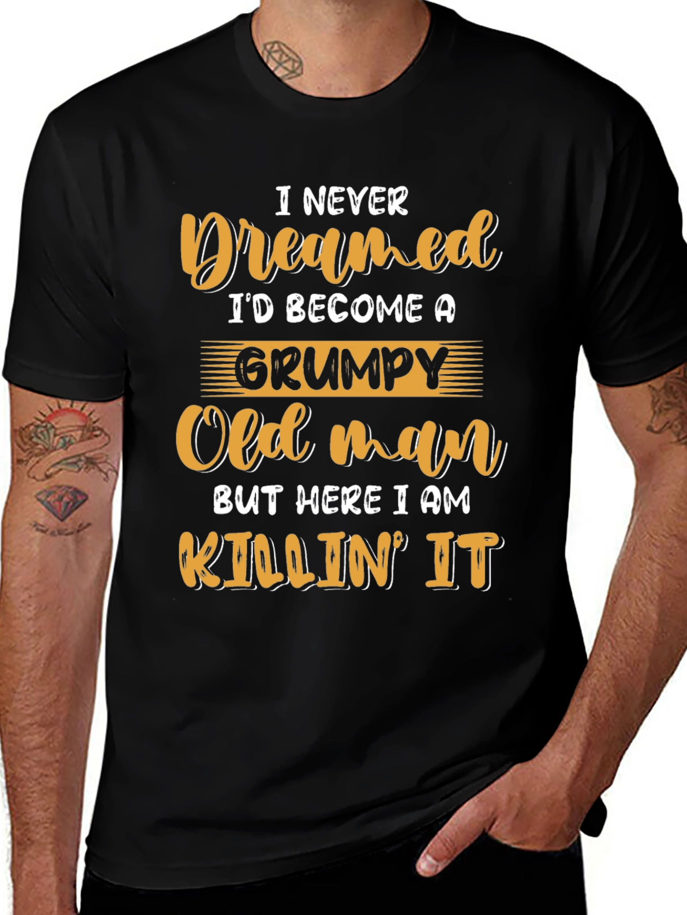 Grumpy Old Man T-Shirt - Funny Novelty Tee