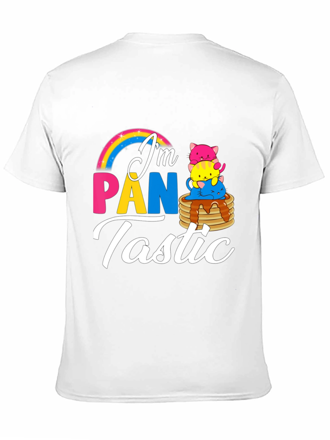 Pan-tastic Pride T-Shirt - Adorable Pancake Cat Design