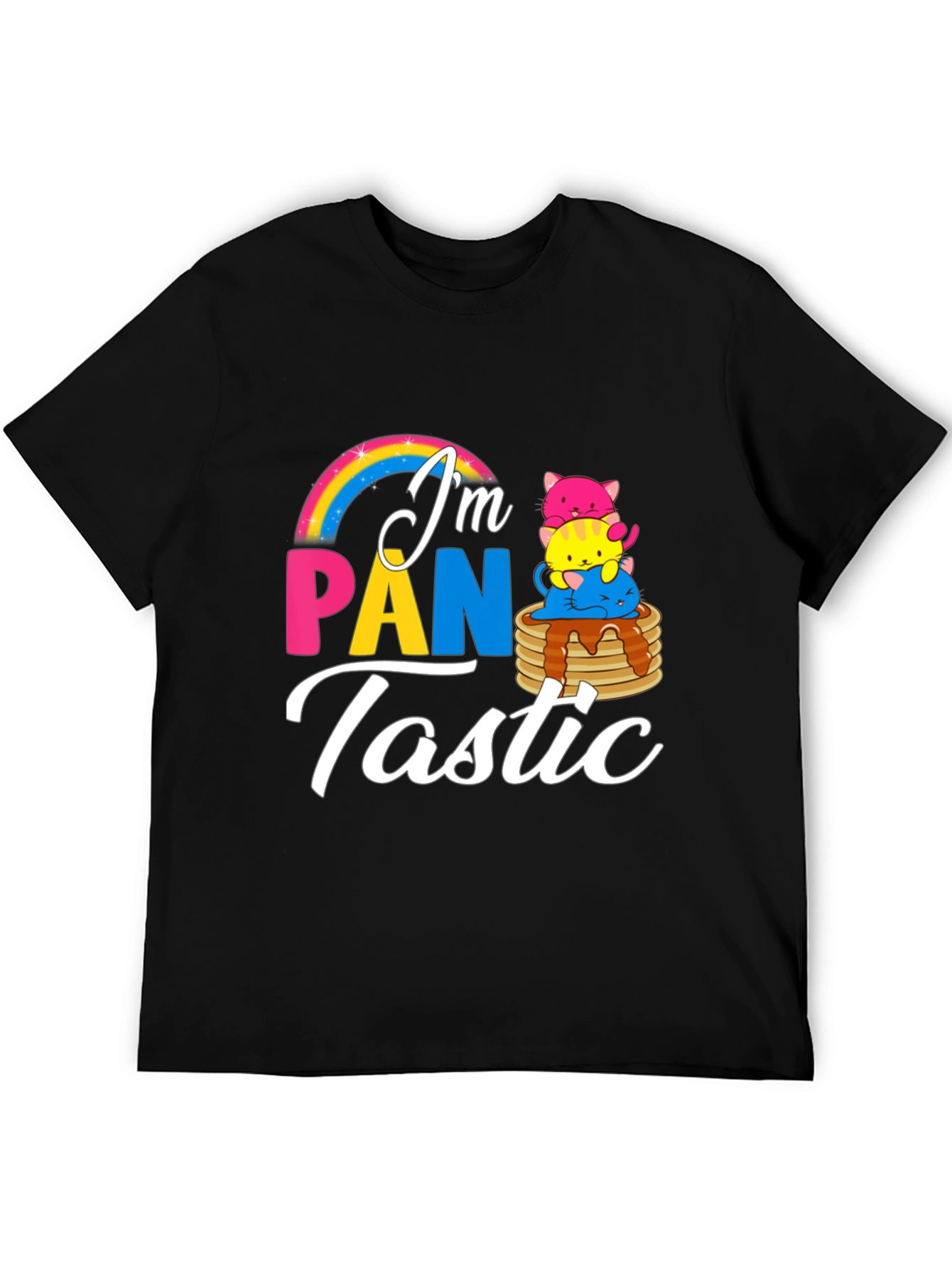 Pan-tastic Pride T-Shirt - Adorable Pancake Cat Design