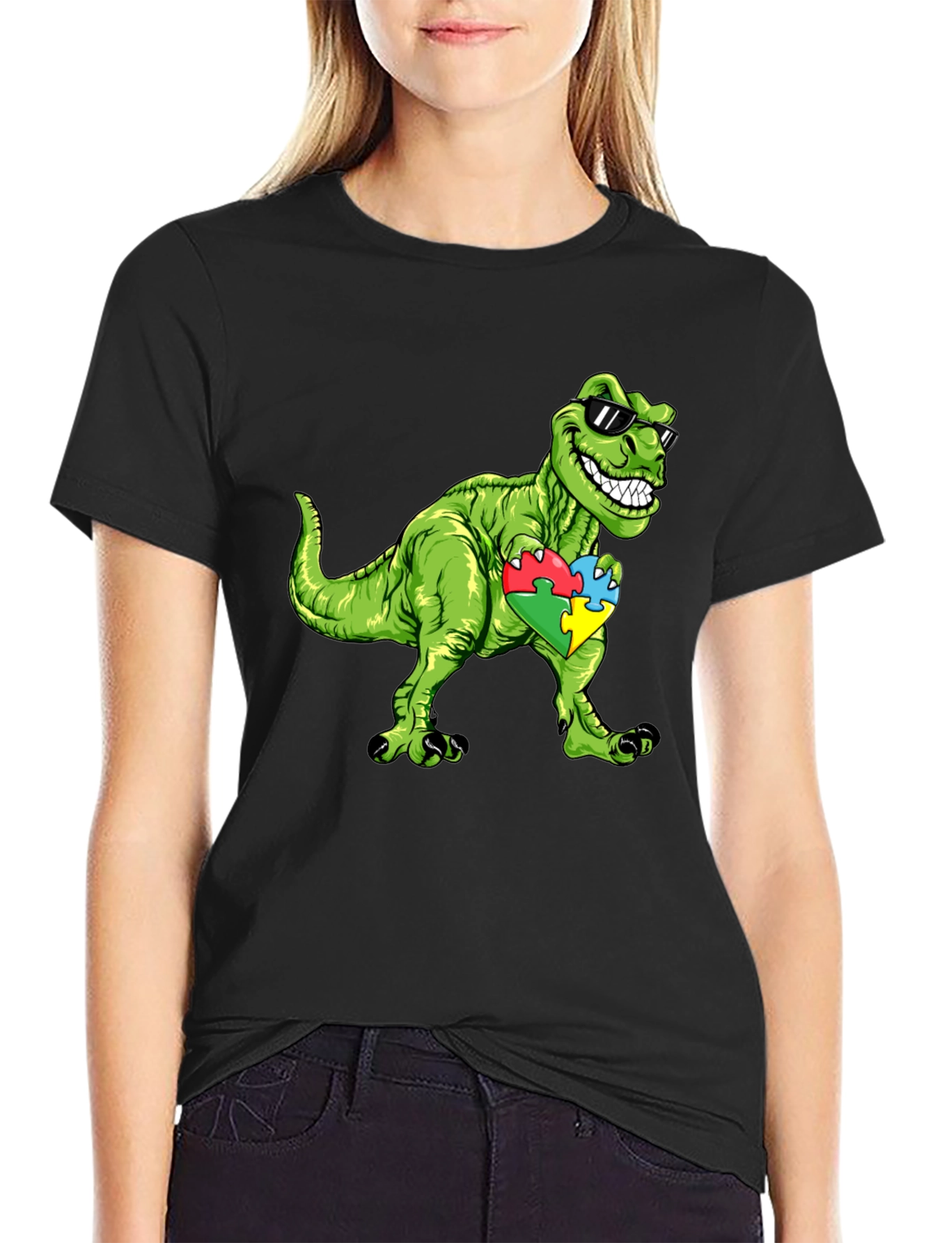 Dino Autism Awareness T-Shirt