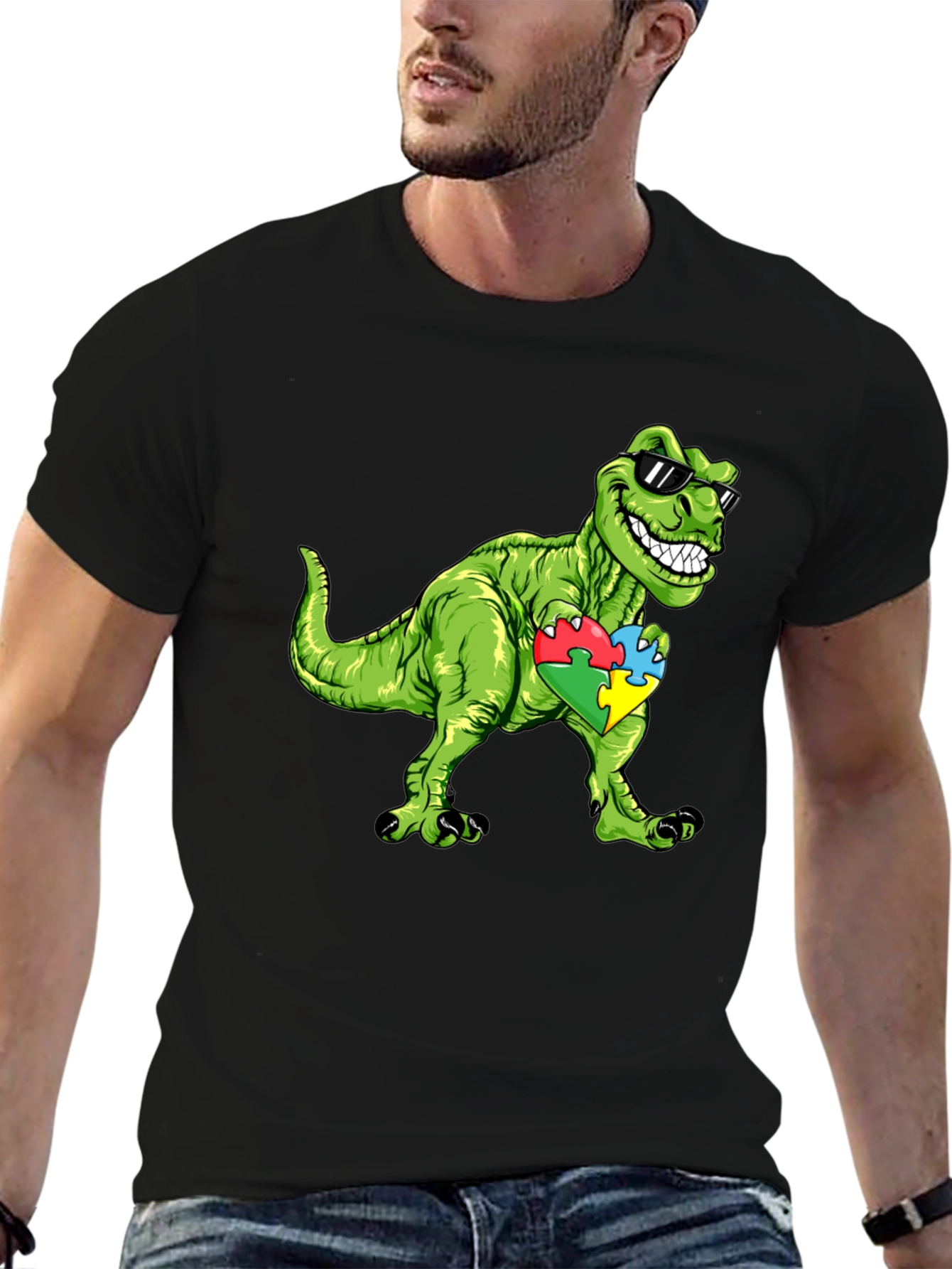 Dino Autism Awareness T-Shirt