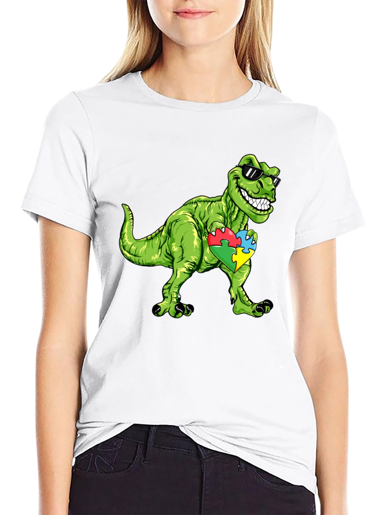Dino Autism Awareness T-Shirt