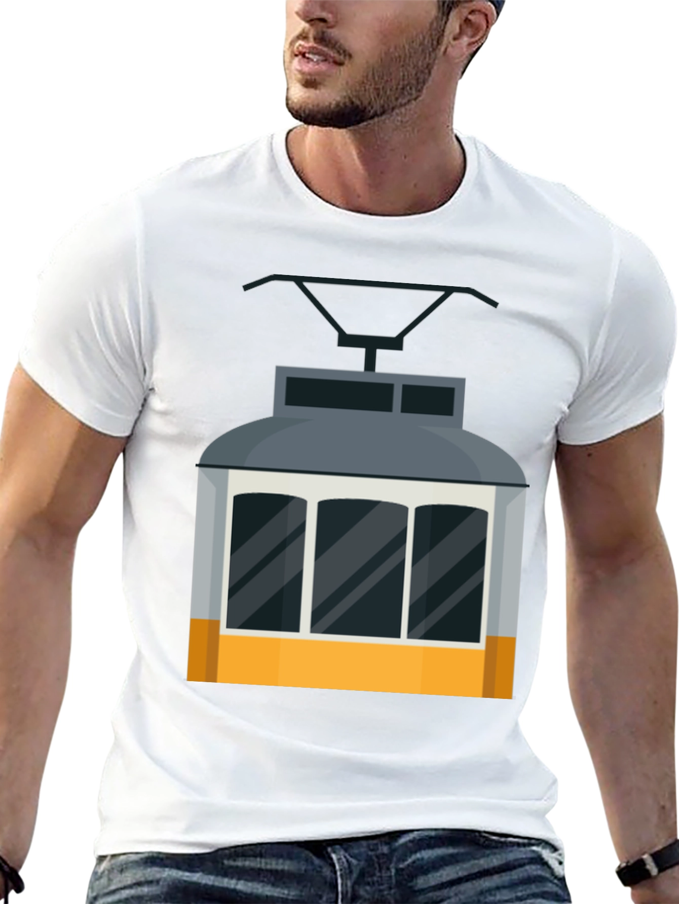 Lisbon Tram T-Shirt Portugal Travel Souvenir