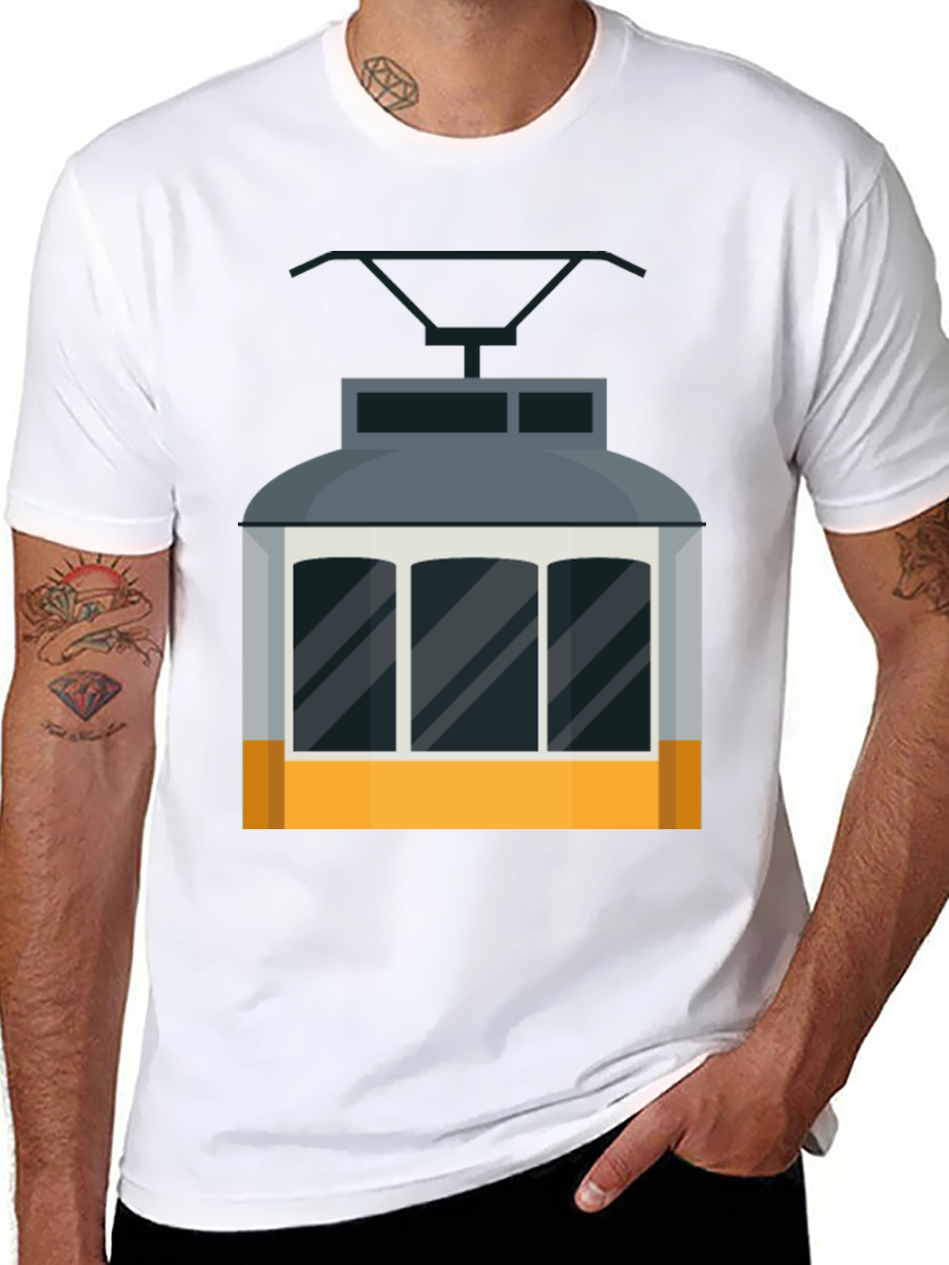 Lisbon Tram T-Shirt Portugal Travel Souvenir