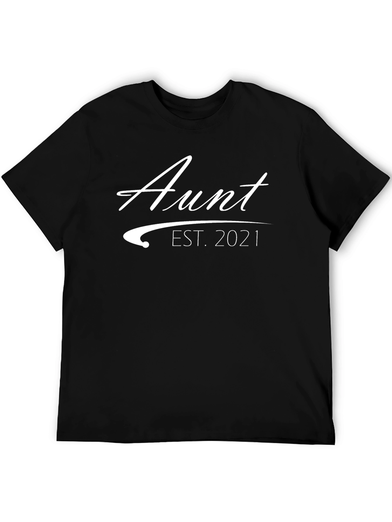 Aunt Est. 2021 T-Shirt - New Auntie Gift
