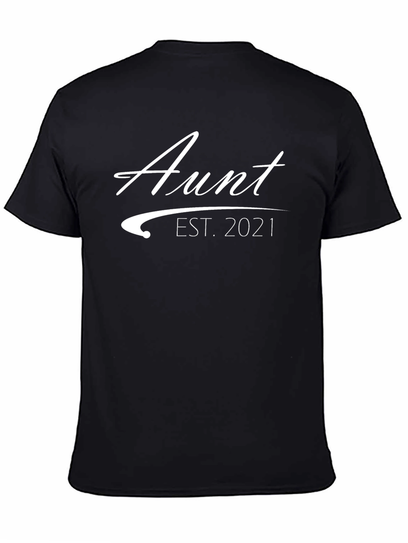 Aunt Est. 2021 T-Shirt - New Auntie Gift