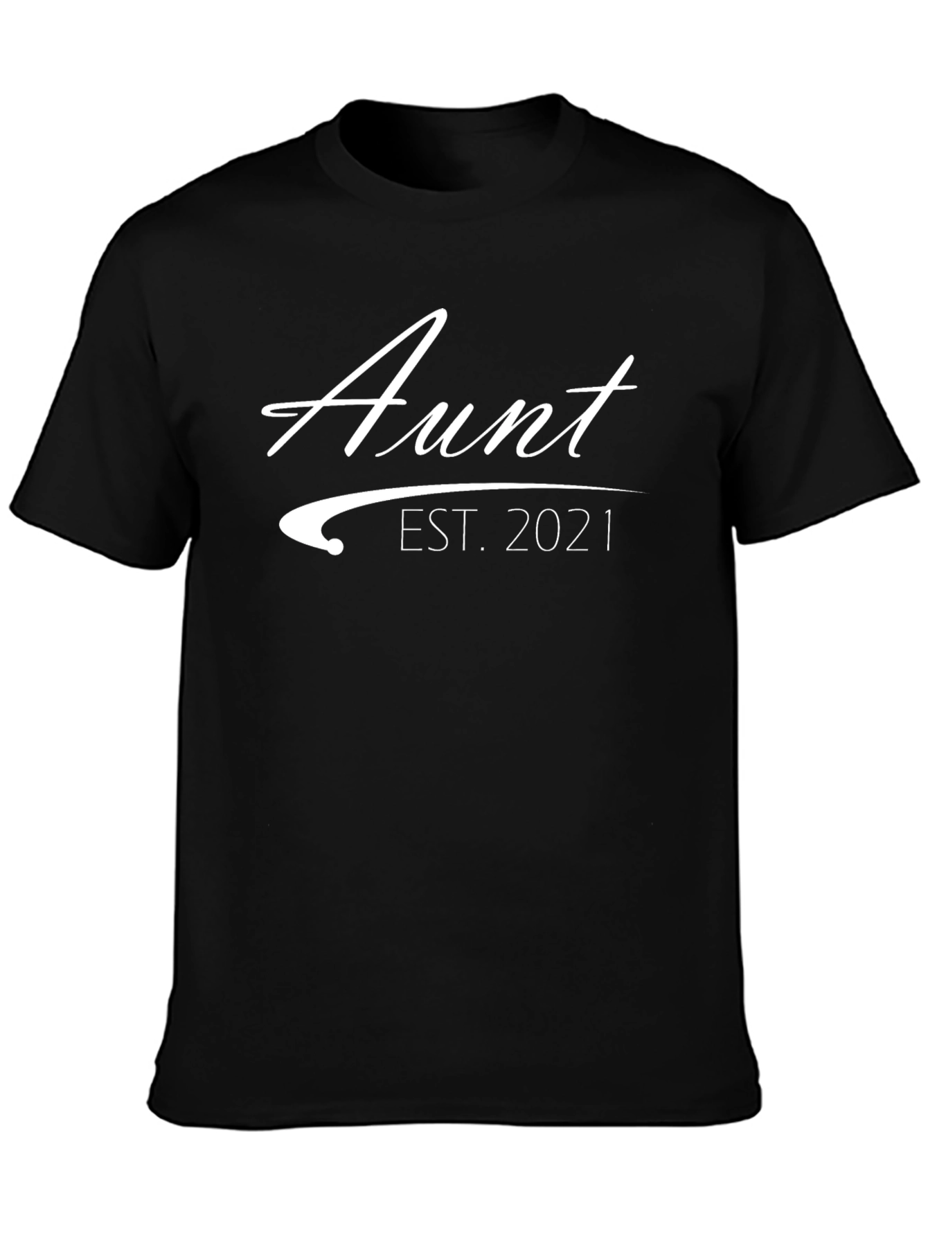 Aunt Est. 2021 T-Shirt - New Auntie Gift