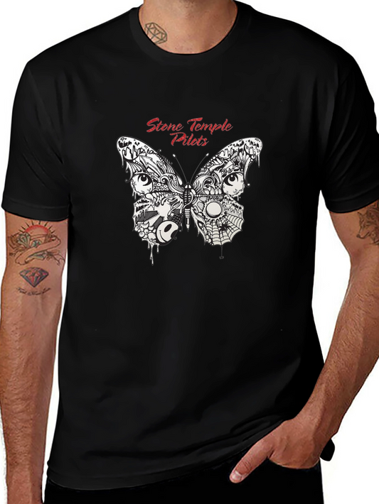 Stone Temple Pilots Butterfly Graphic Tee - Black