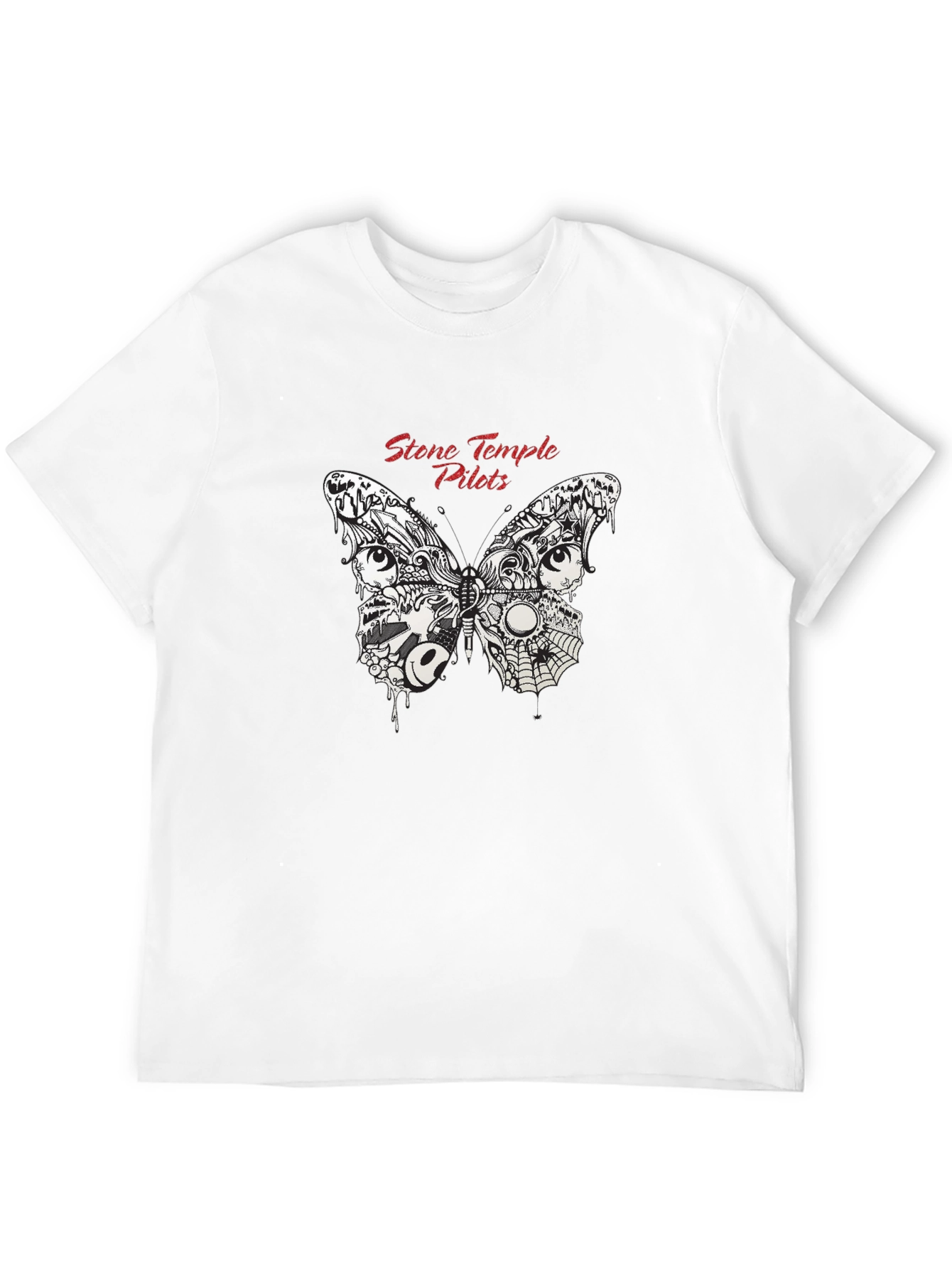 Stone Temple Pilots Butterfly Graphic Tee - Black