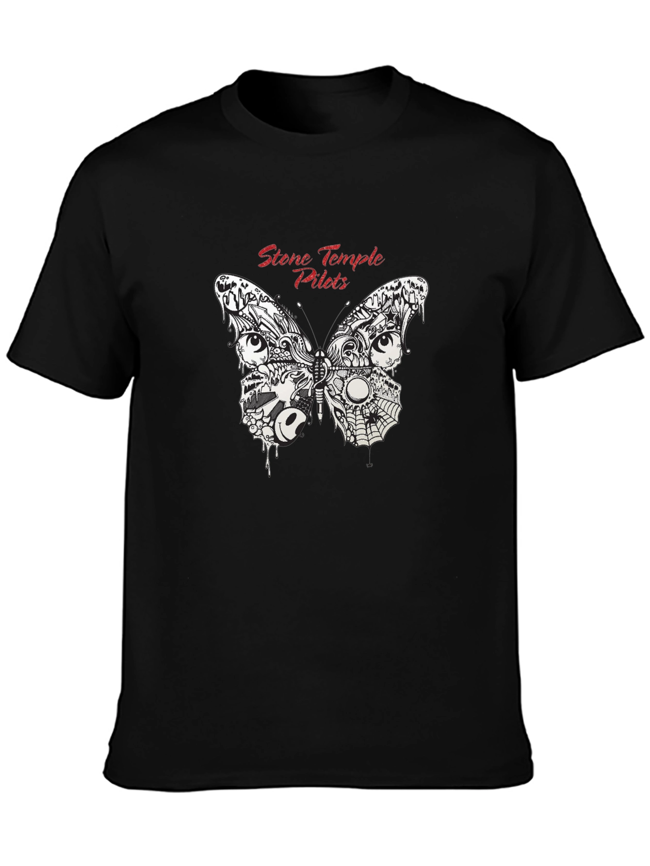 Stone Temple Pilots Butterfly Graphic Tee - Black