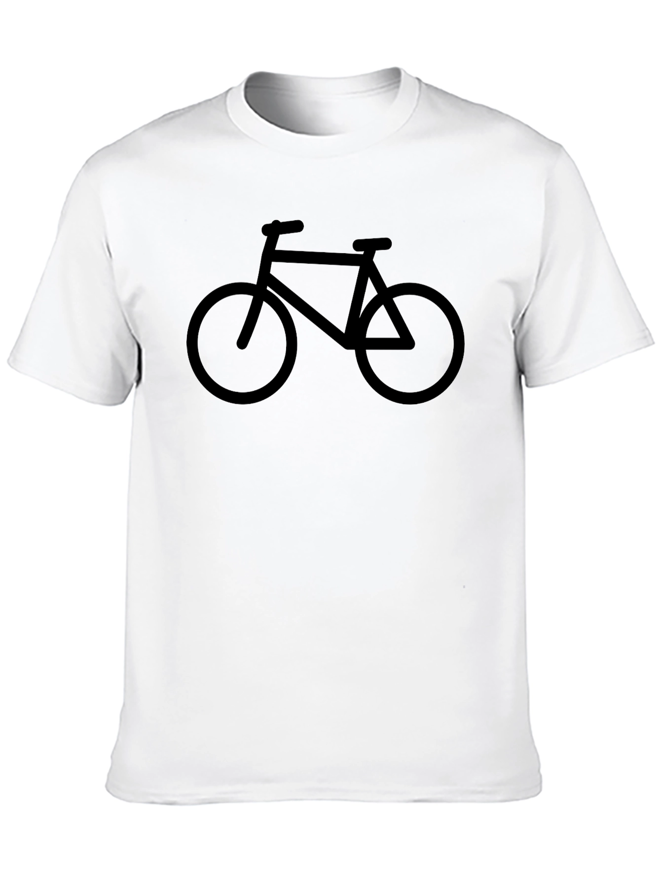 Mens Black Bicycle Graphic Tee
