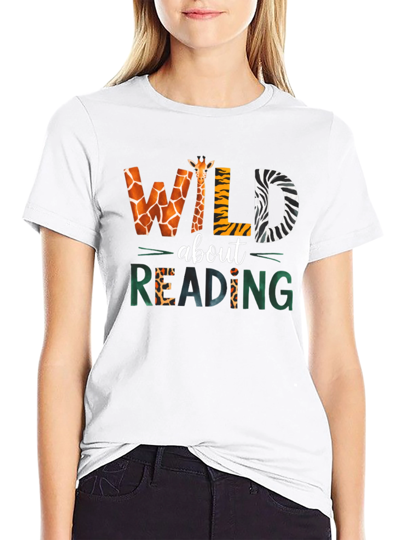 Wild About Reading Graphic T-Shirt