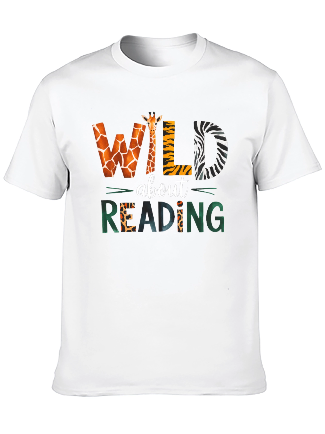 Wild About Reading Graphic T-Shirt