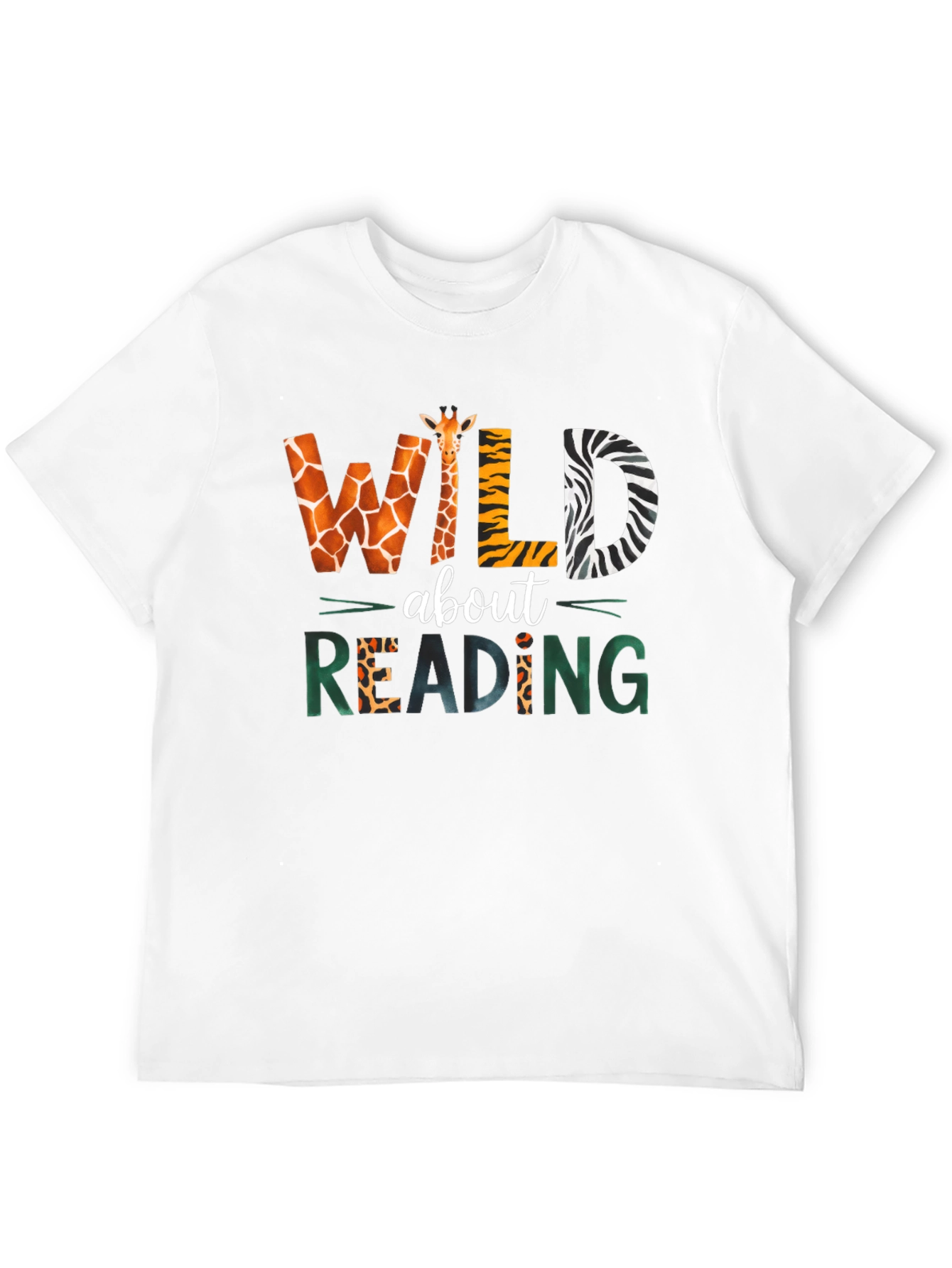 Wild About Reading Graphic T-Shirt