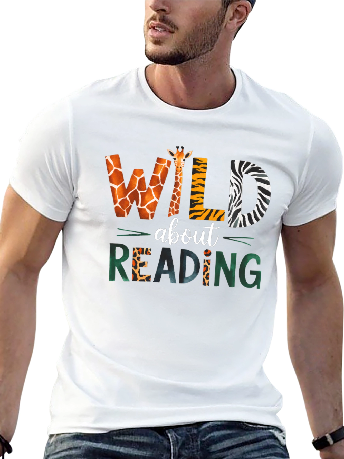 Wild About Reading Graphic T-Shirt