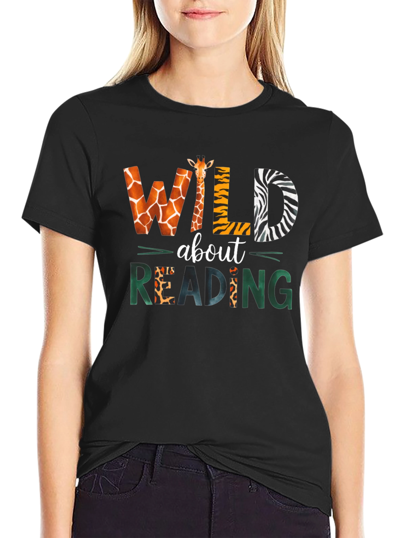 Wild About Reading Graphic T-Shirt