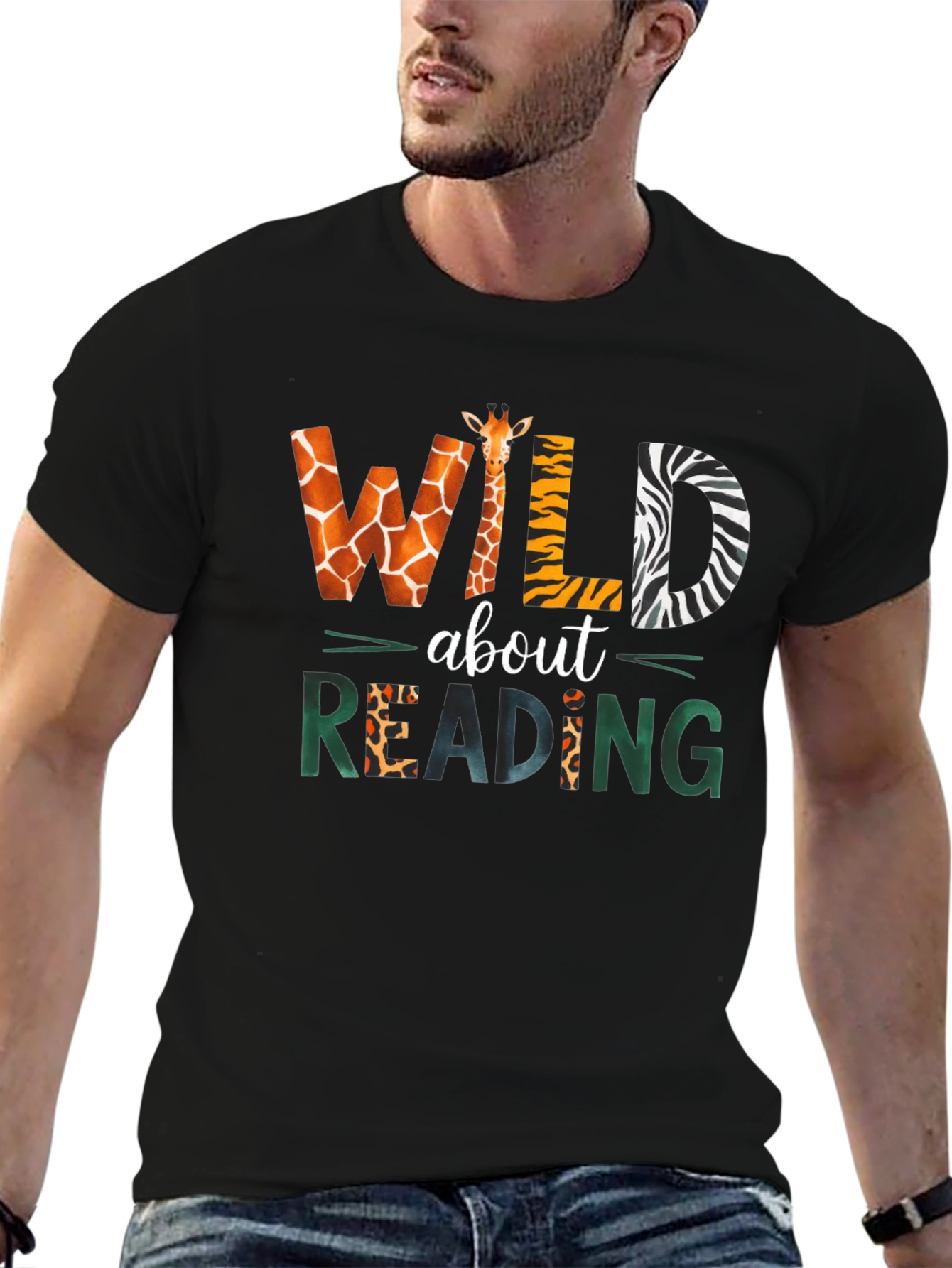 Wild About Reading Graphic T-Shirt