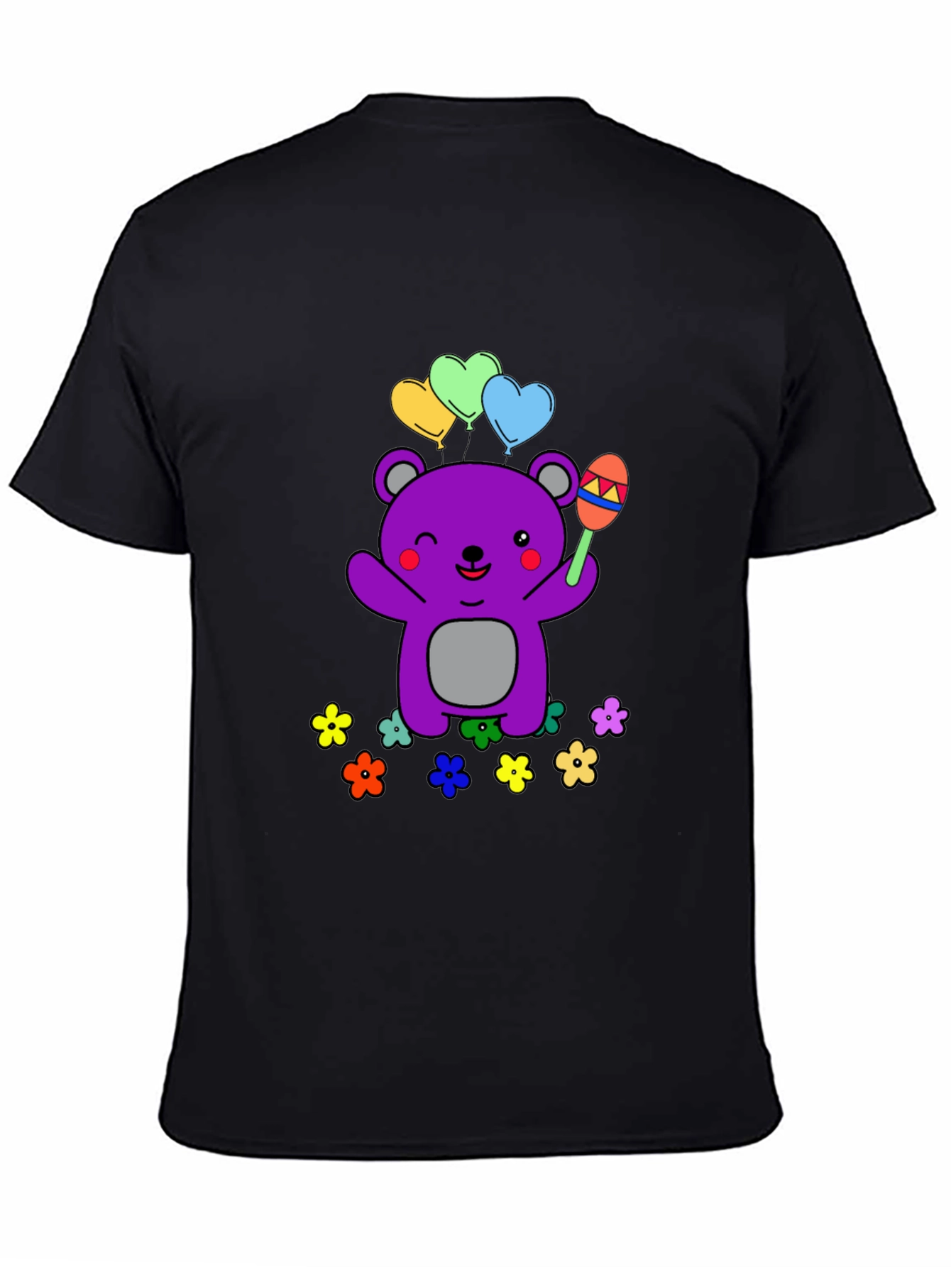 Cute Cartoon Bear Graphic Tee