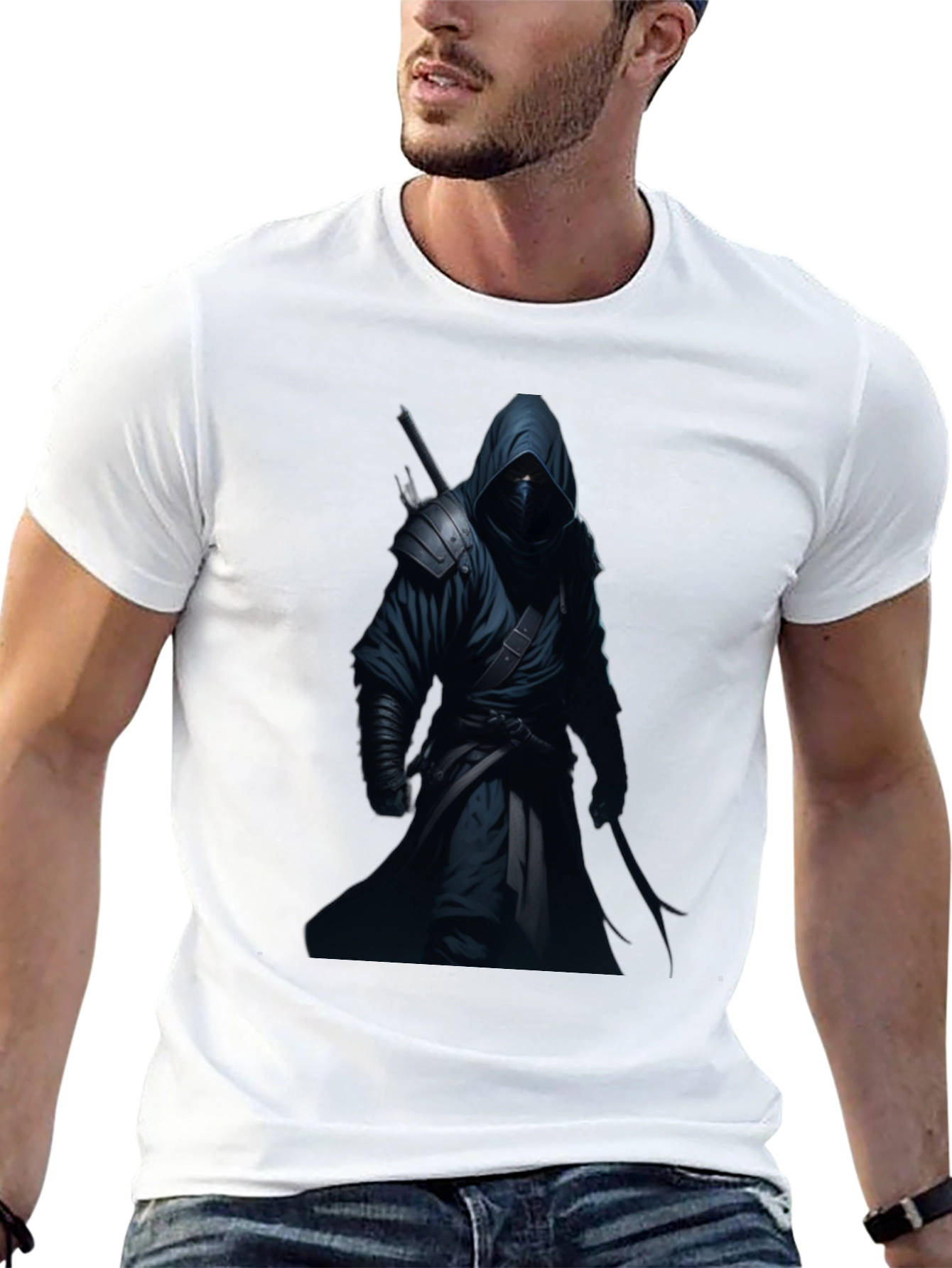 Ninja Warrior Black Graphic T-Shirt