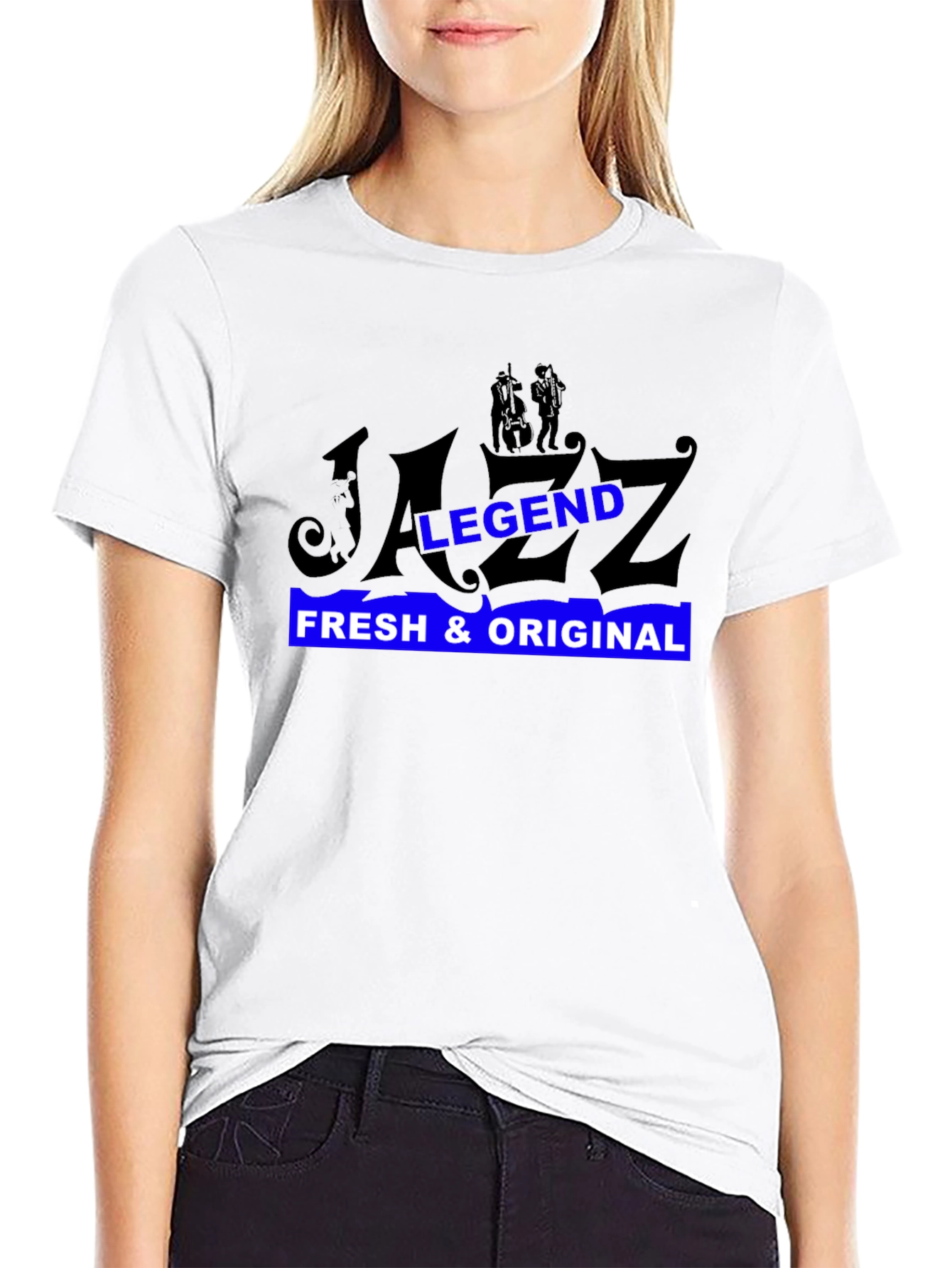 Jazz Legend Graphic Black T-Shirt