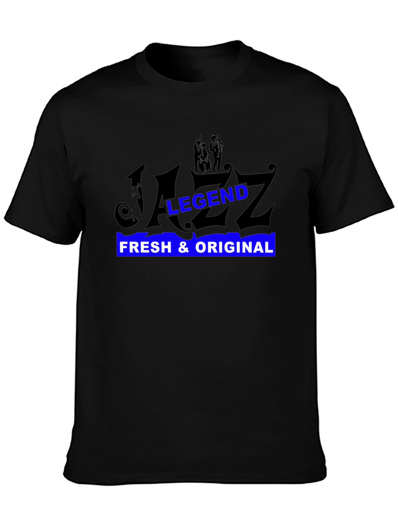 Jazz Legend Graphic Black T-Shirt