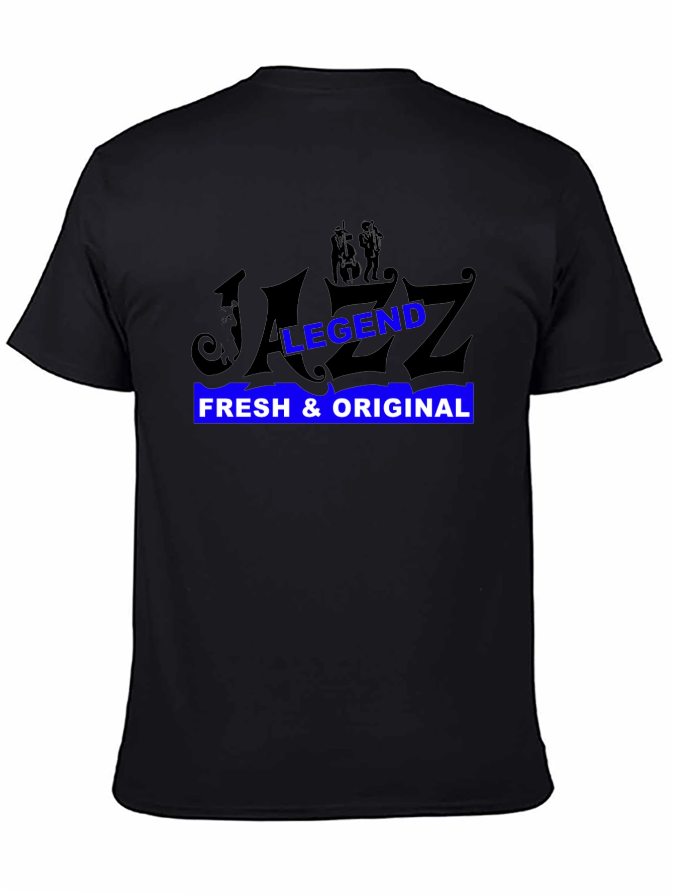 Jazz Legend Graphic Black T-Shirt