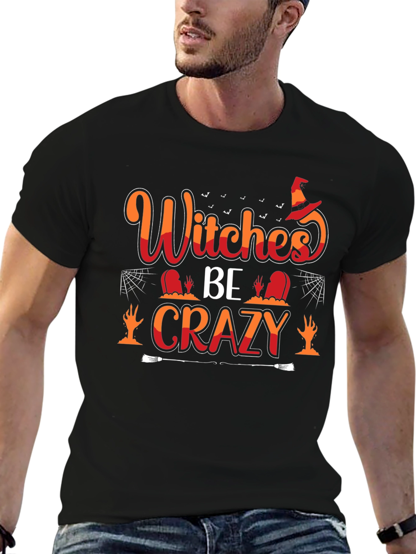 Witches Be Crazy T-Shirt - Halloween Graphic Tee