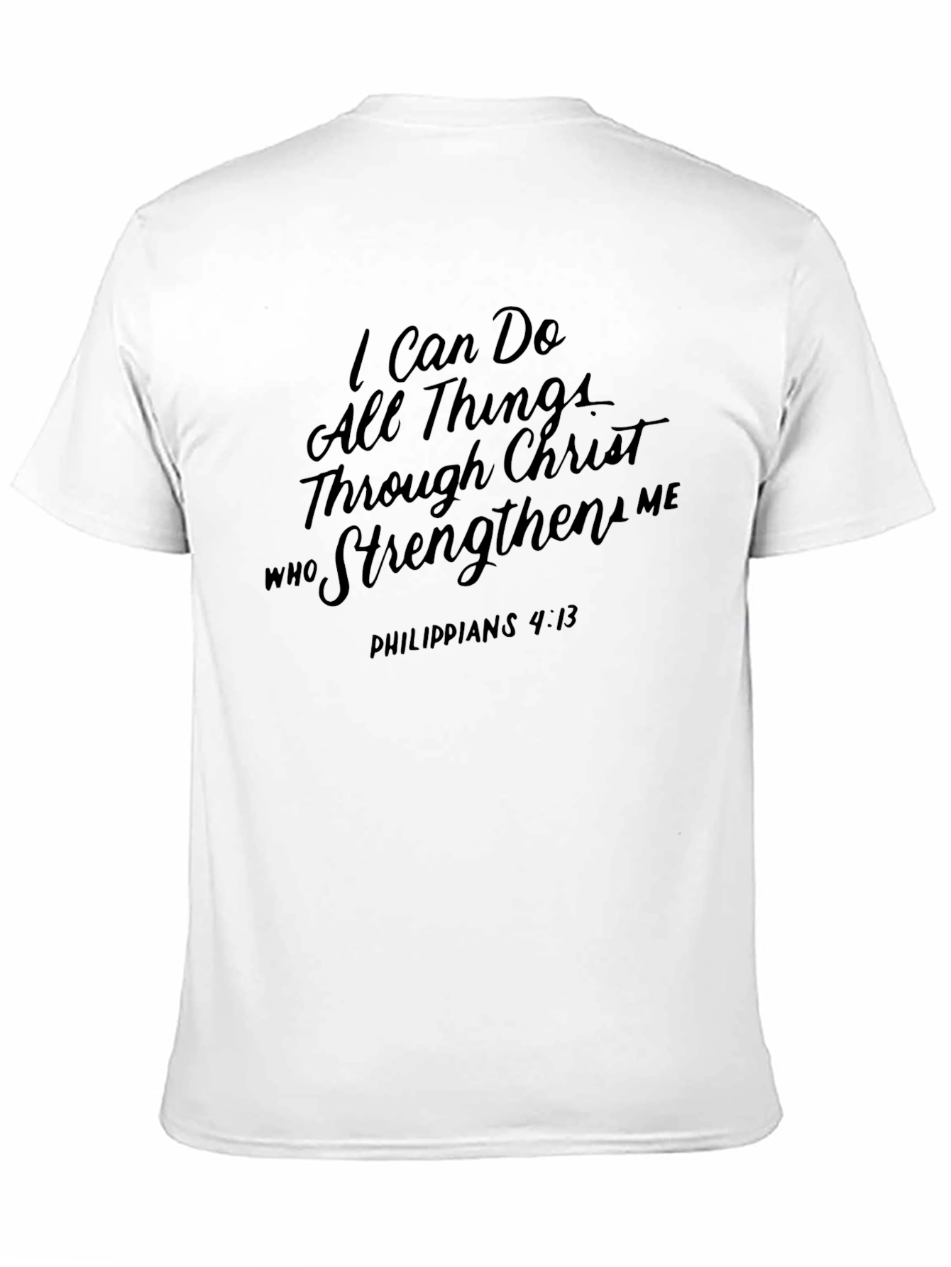 Inspirational Christian T-Shirt - Philippians 4:13