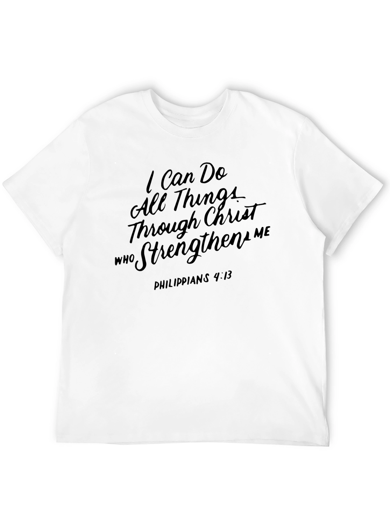 Inspirational Christian T-Shirt - Philippians 4:13