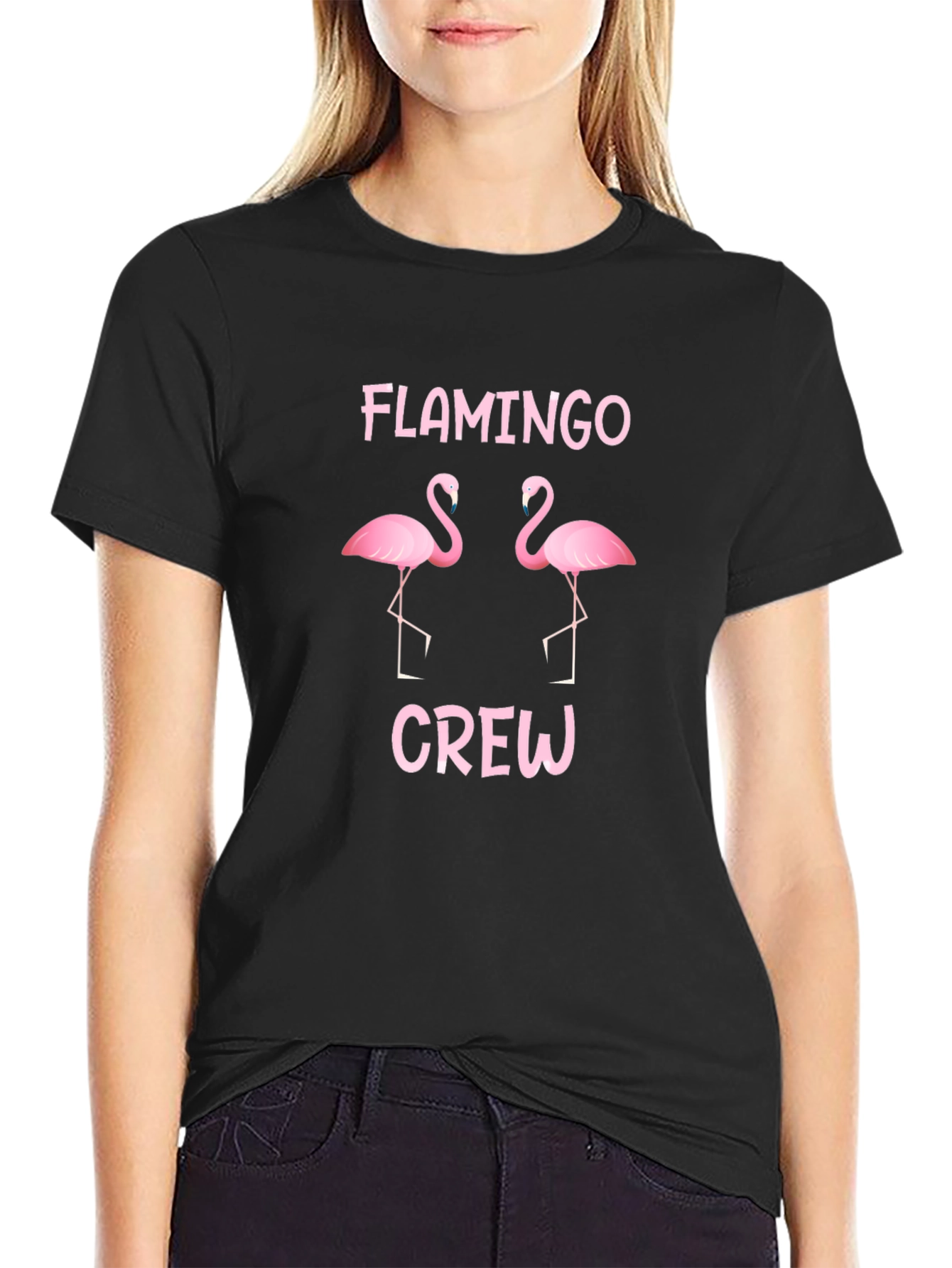 Flamingo Crew Graphic T-Shirt