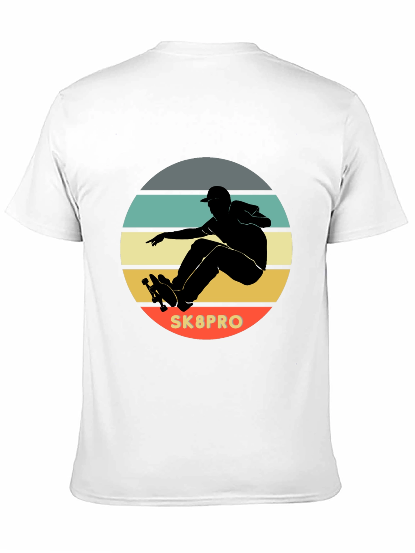 Skateboarding T-Shirt - Retro Style