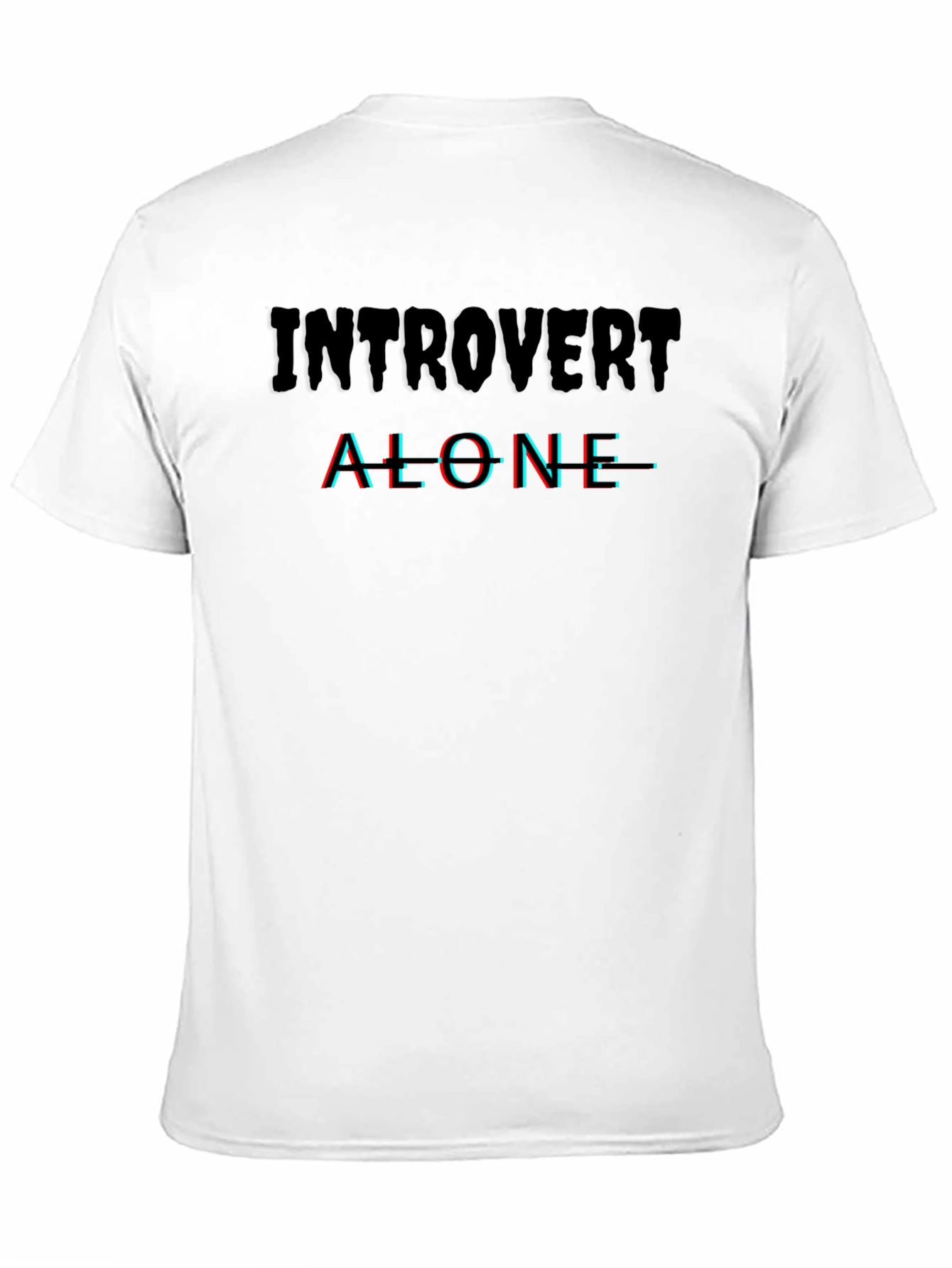 Introvert Alone Graphic Tee - Stylish Comfort