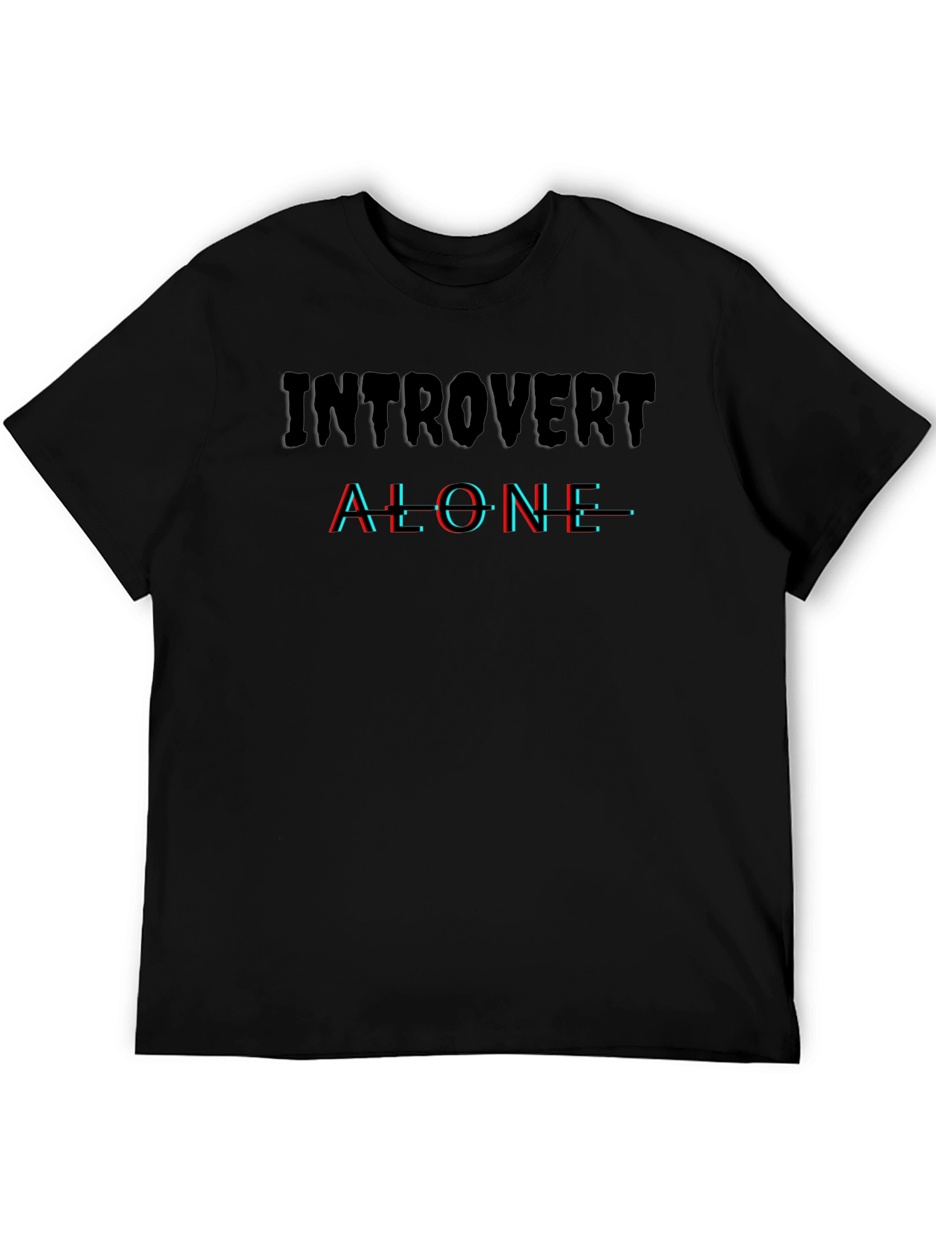 Introvert Alone Graphic Tee - Stylish Comfort