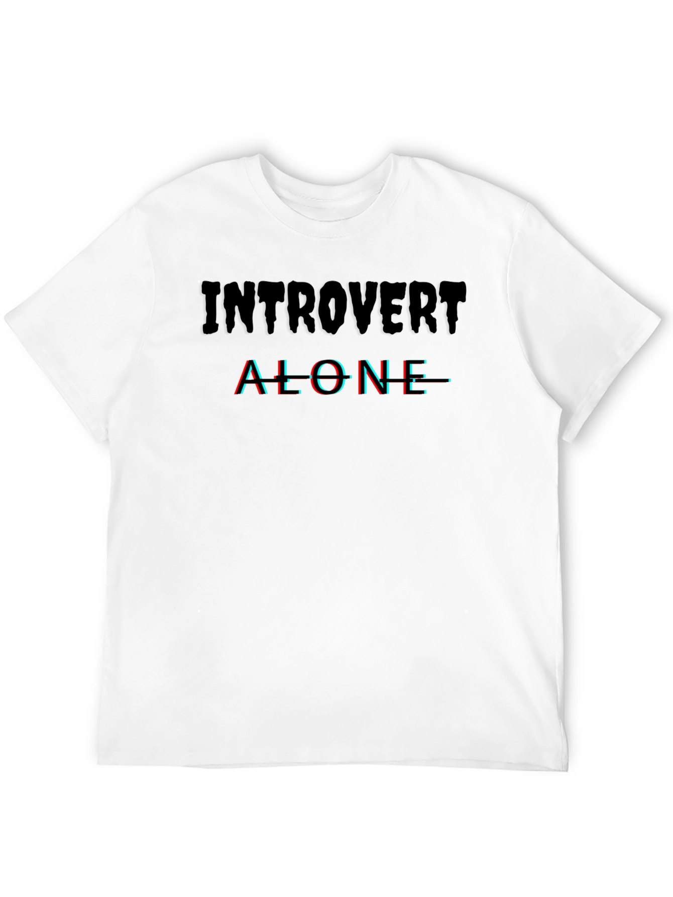 Introvert Alone Graphic Tee - Stylish Comfort