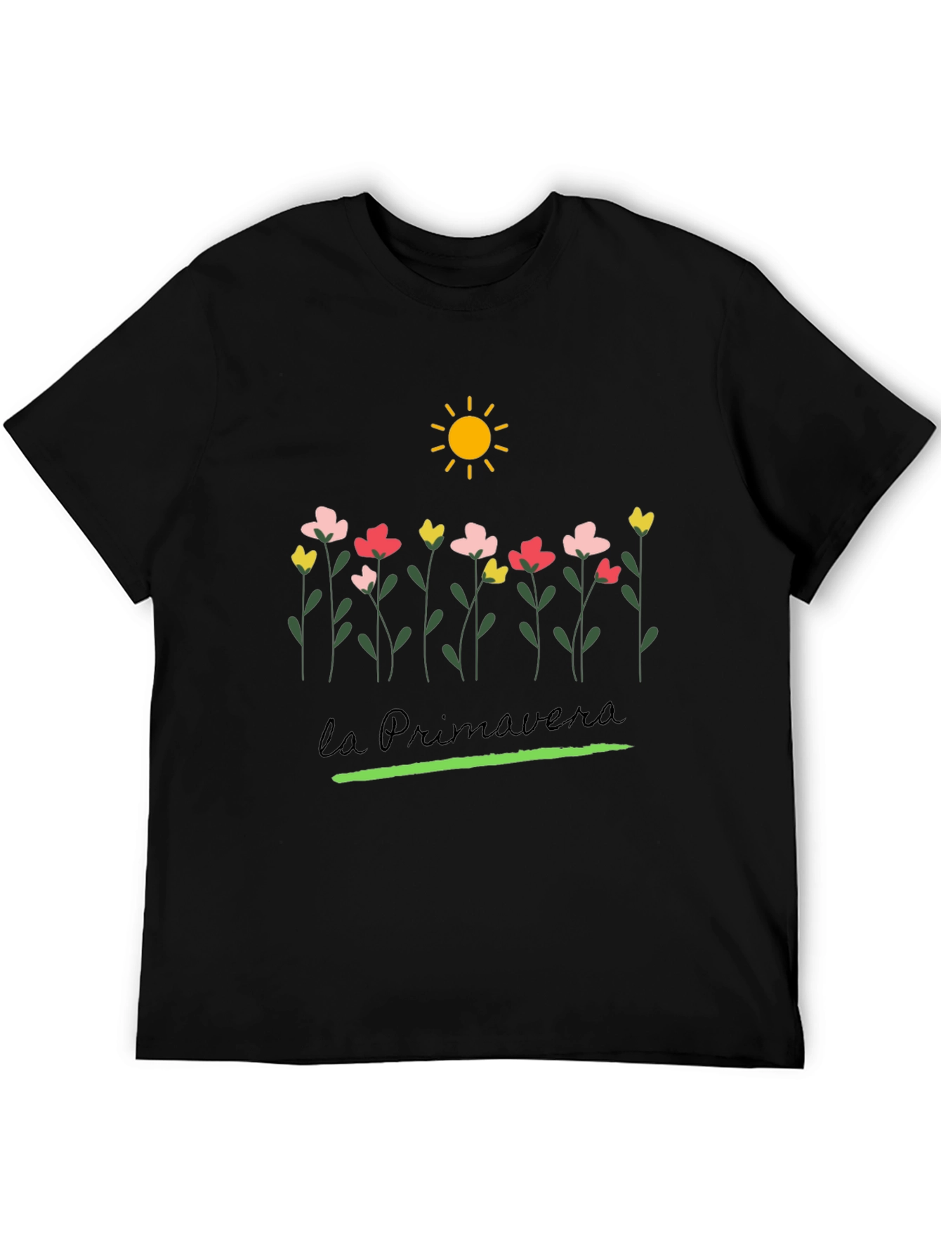 La Primavera Black T-Shirt