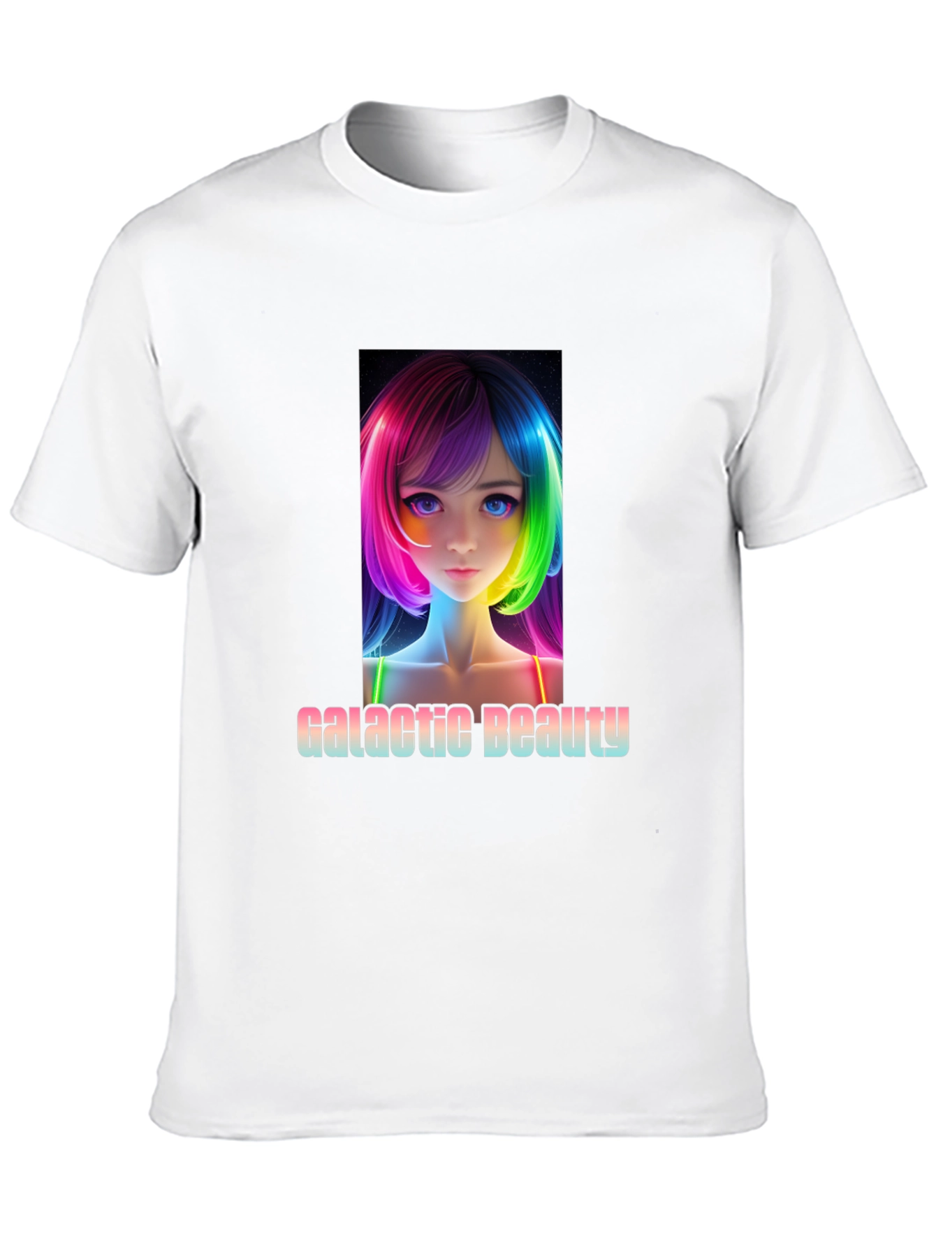 Galactic Beauty Black T-Shirt