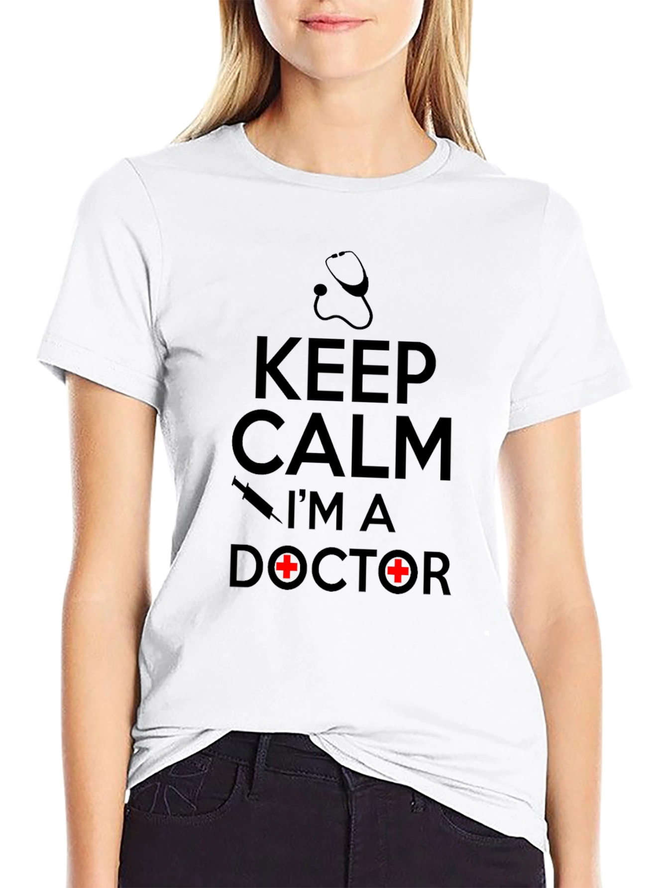 Keep Calm Im A Doctor Graphic Tee